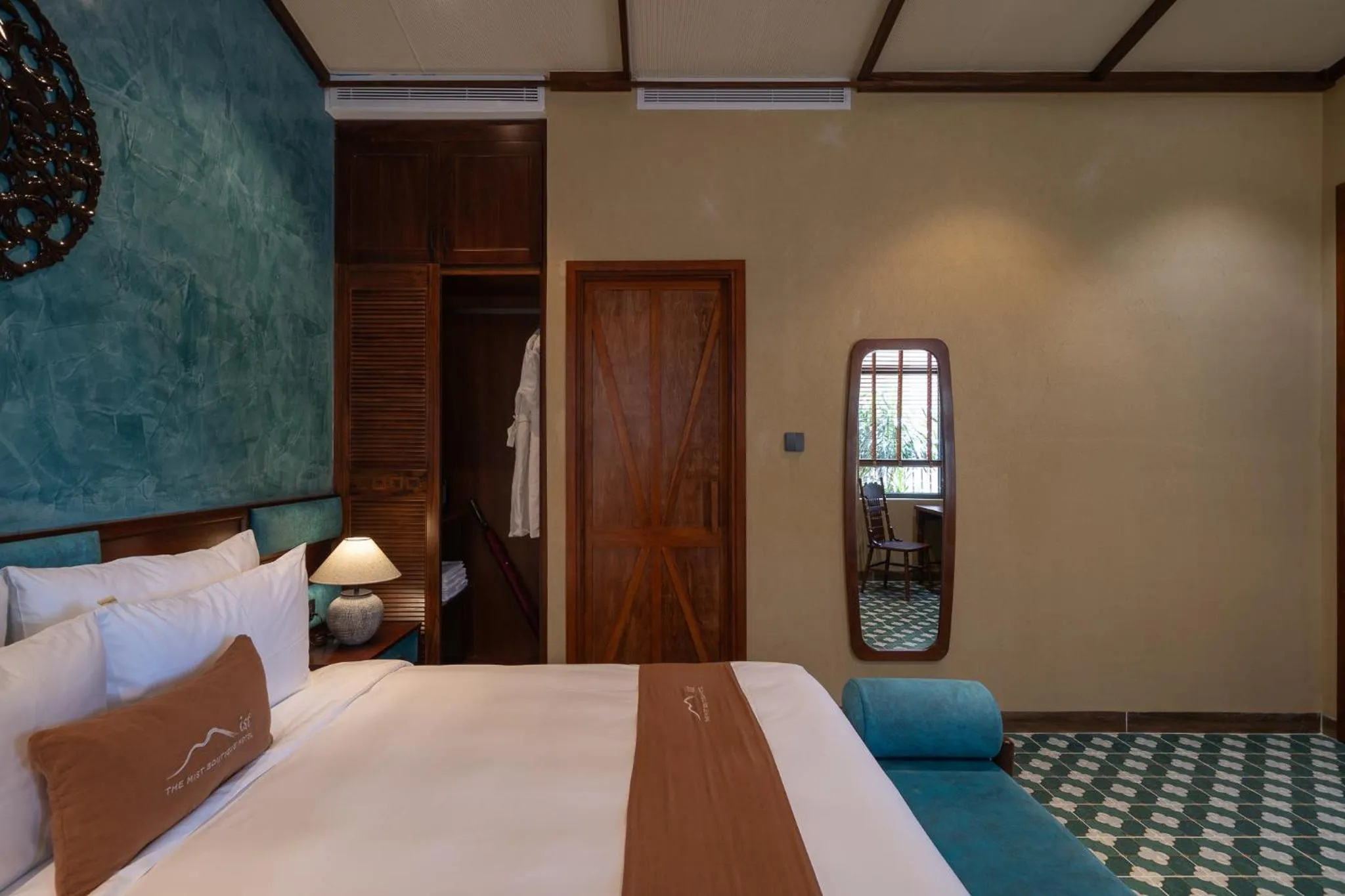 Bedroom, Bed in The Mist Boutique DaLat Hotel