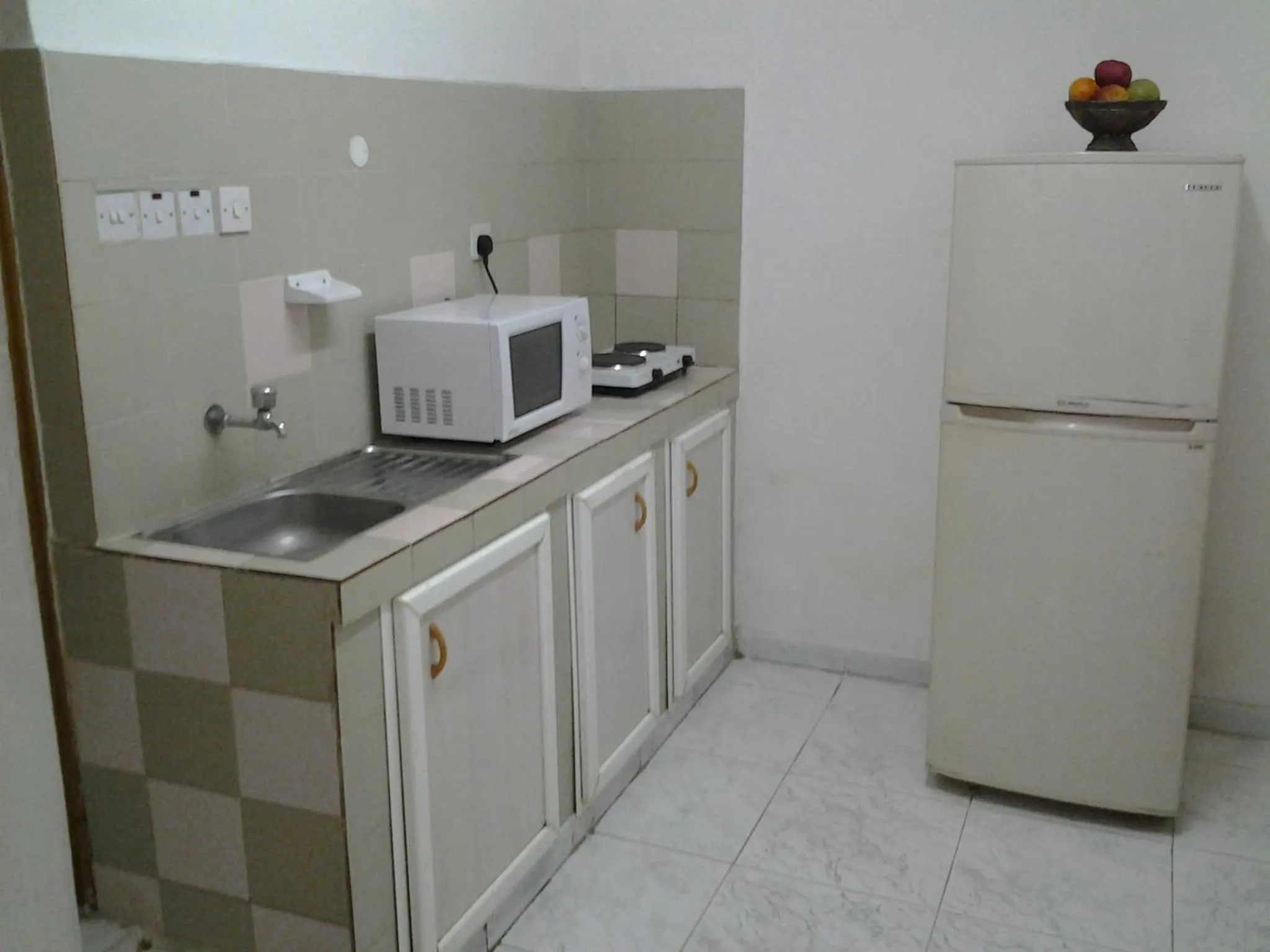 Kitchen or kitchenette in Sophia Hotel