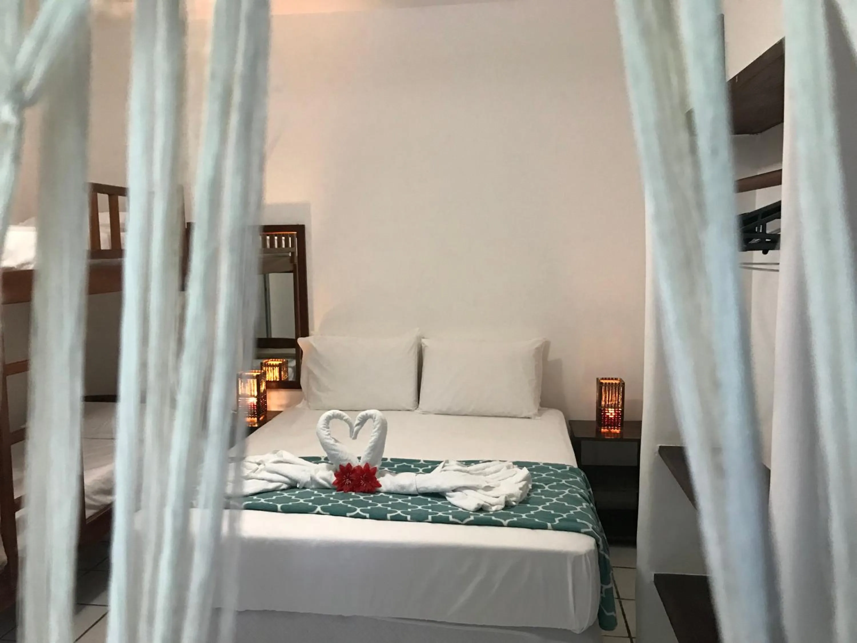 Bed in Pousada do Mineiro