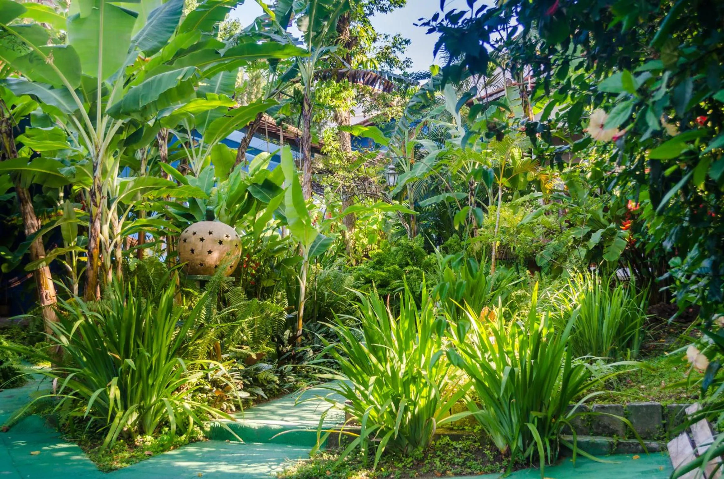 Garden view in Pousada do Mineiro