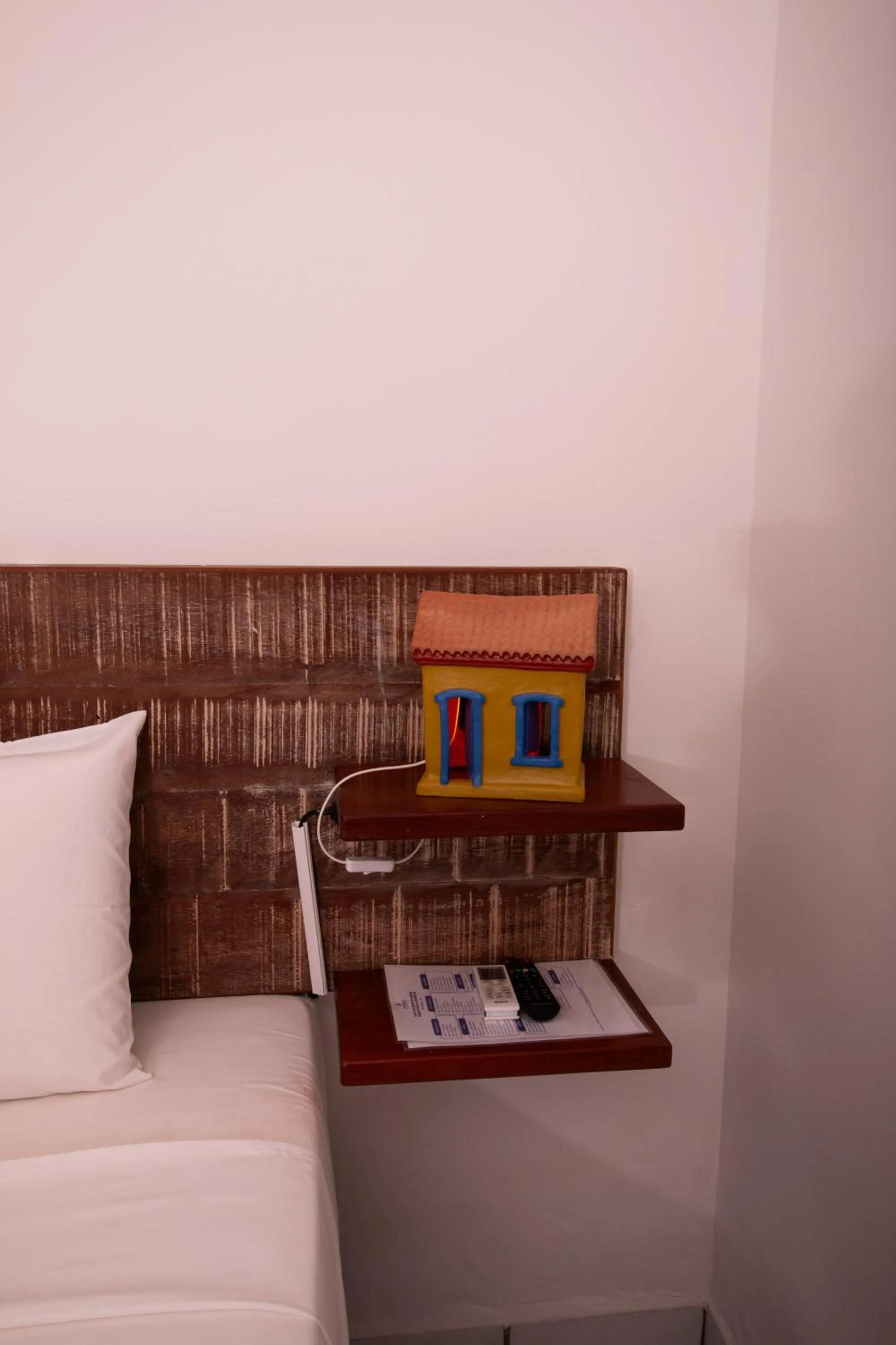 Decorative detail, Bed in Pousada do Mineiro