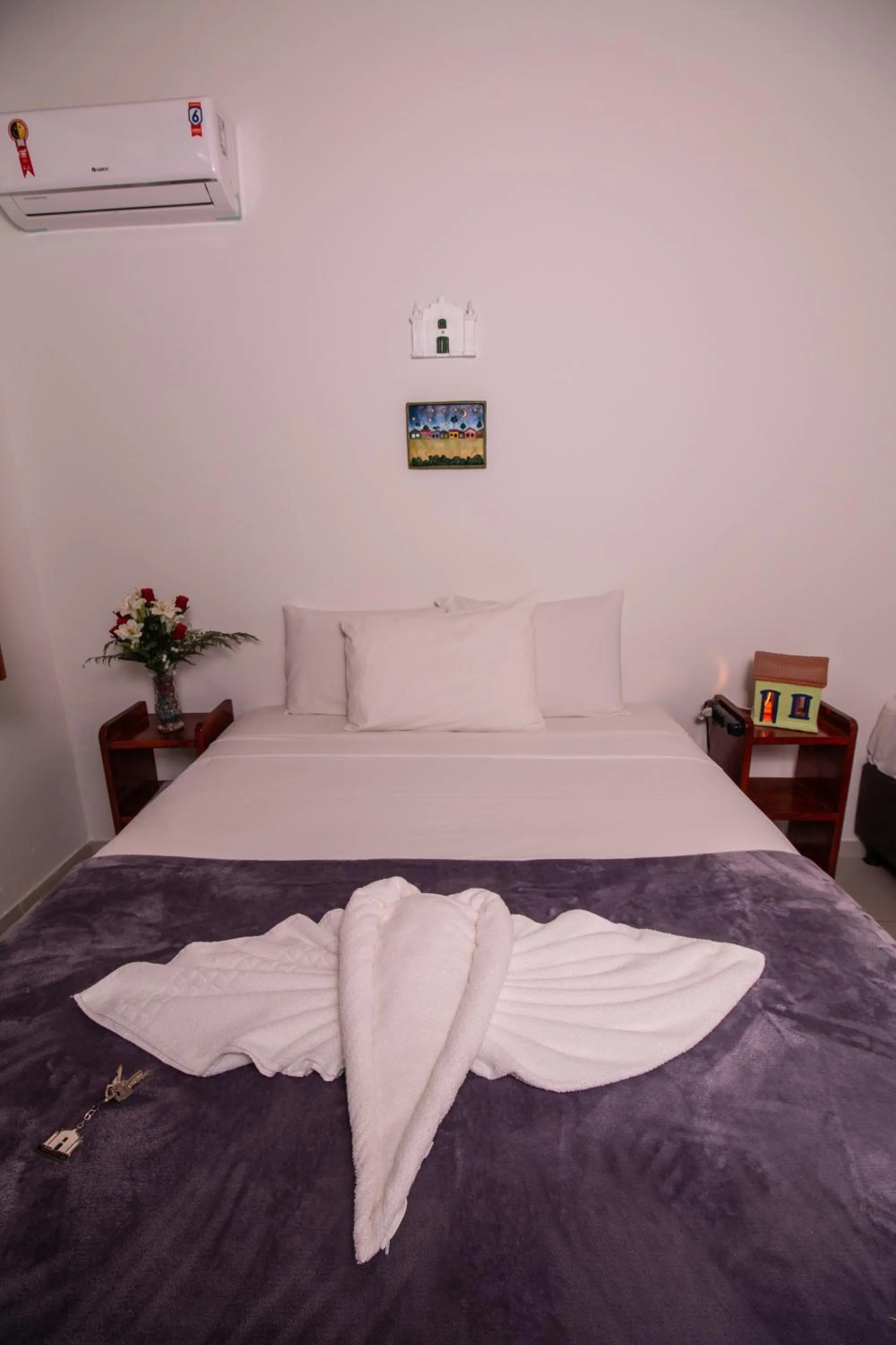 Bed in Pousada do Mineiro