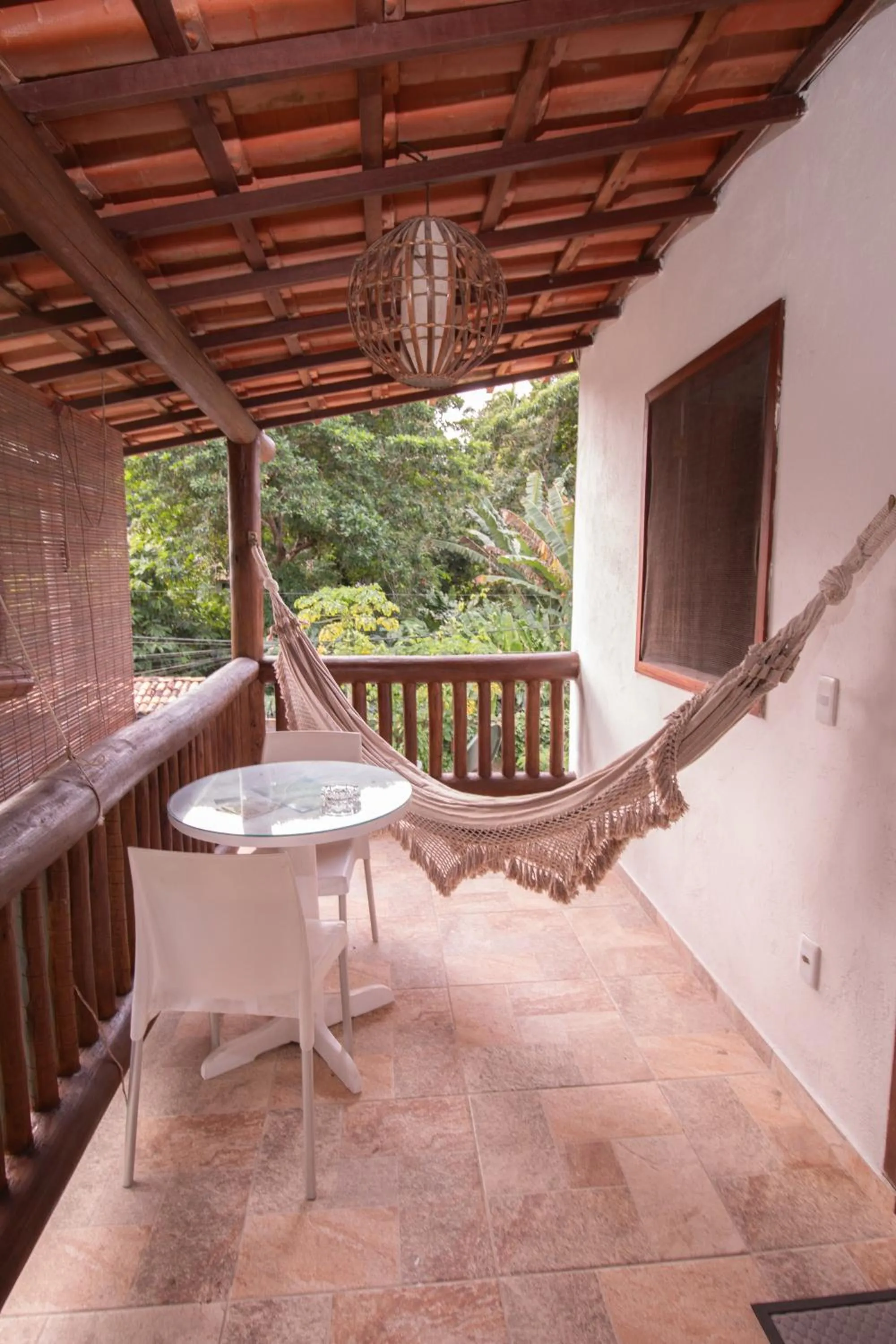 Balcony/Terrace in Pousada do Mineiro
