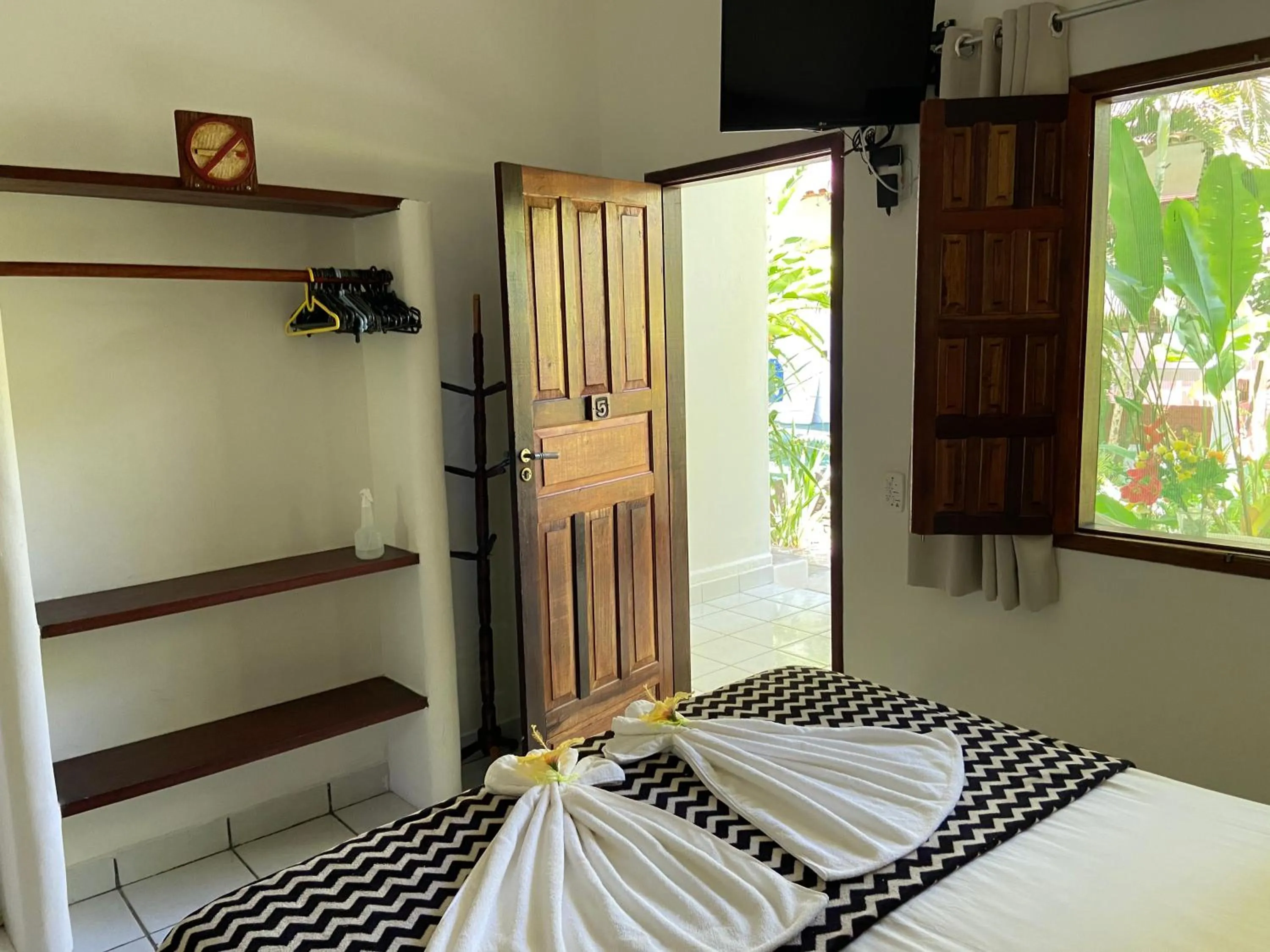 Bed in Pousada do Mineiro