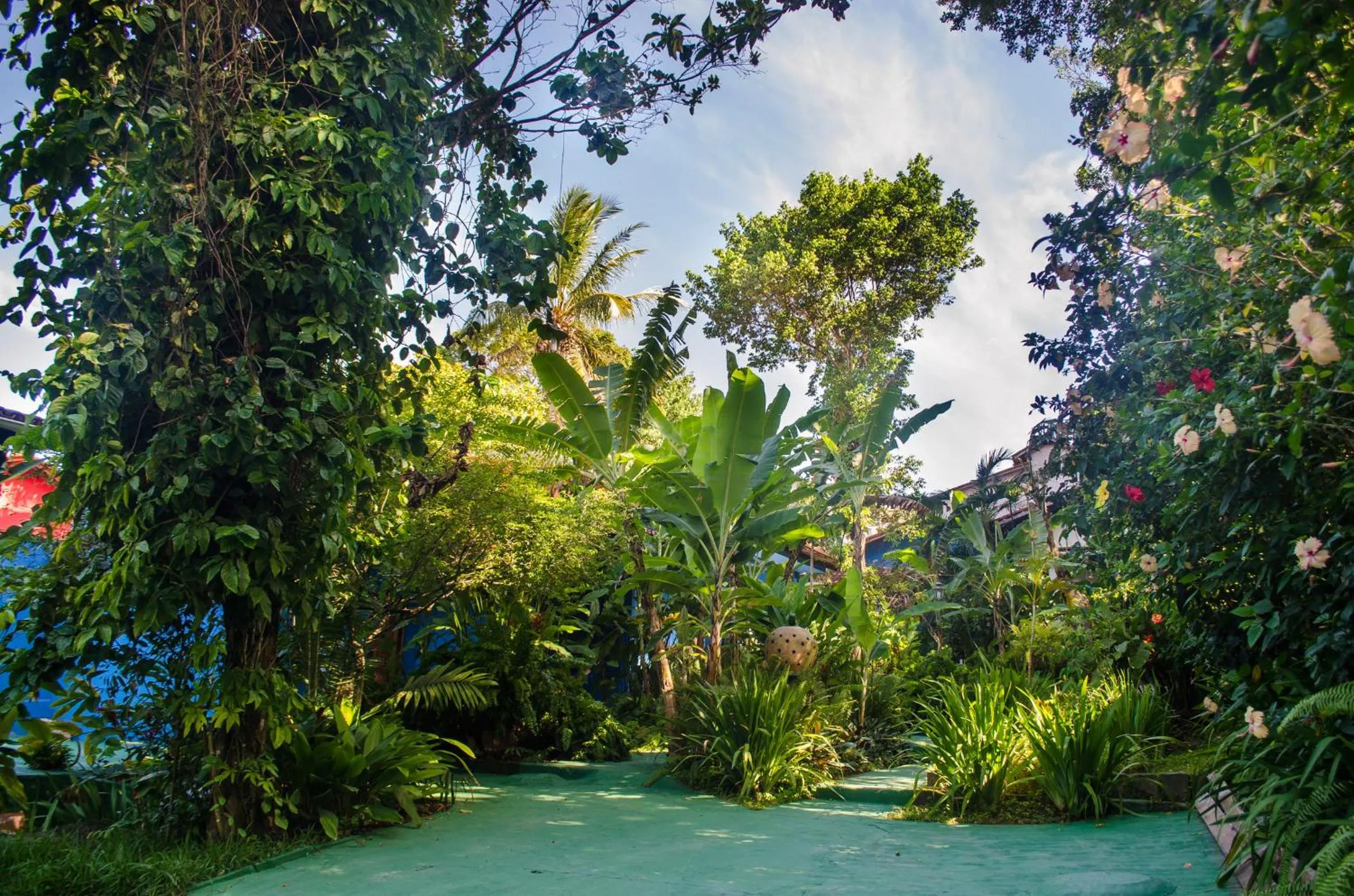 Garden view in Pousada do Mineiro