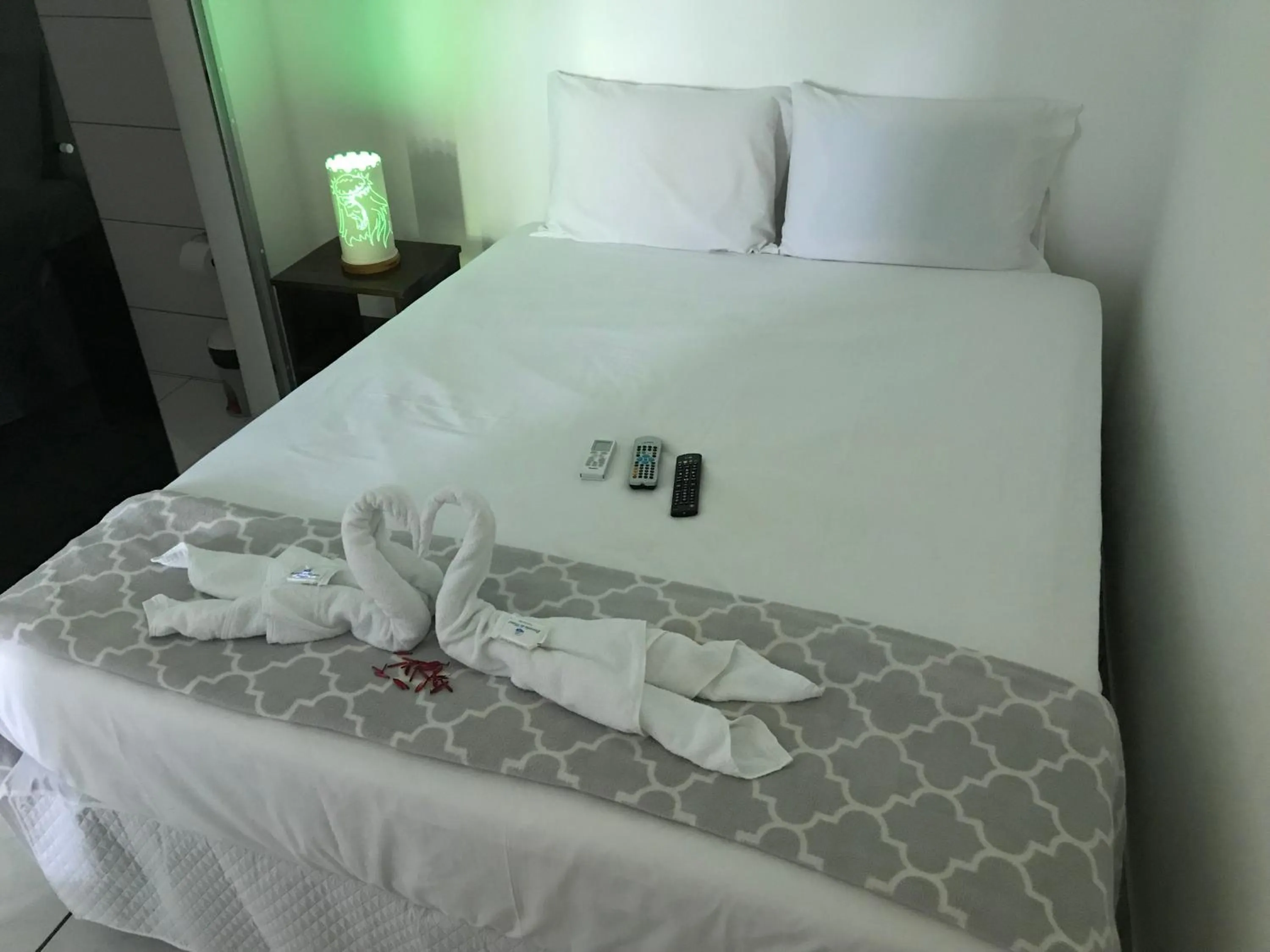 Bed in Pousada do Mineiro