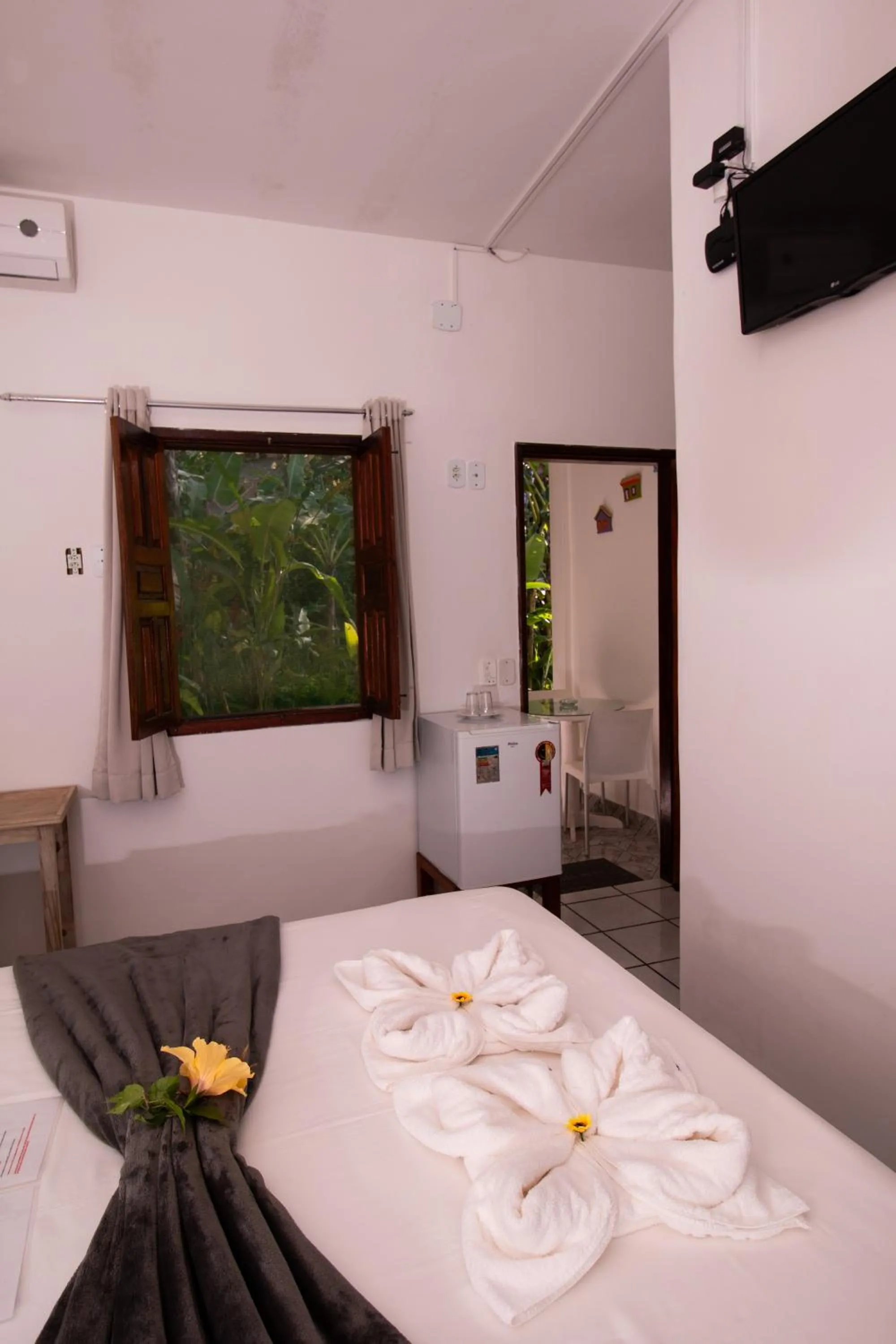 Bed in Pousada do Mineiro