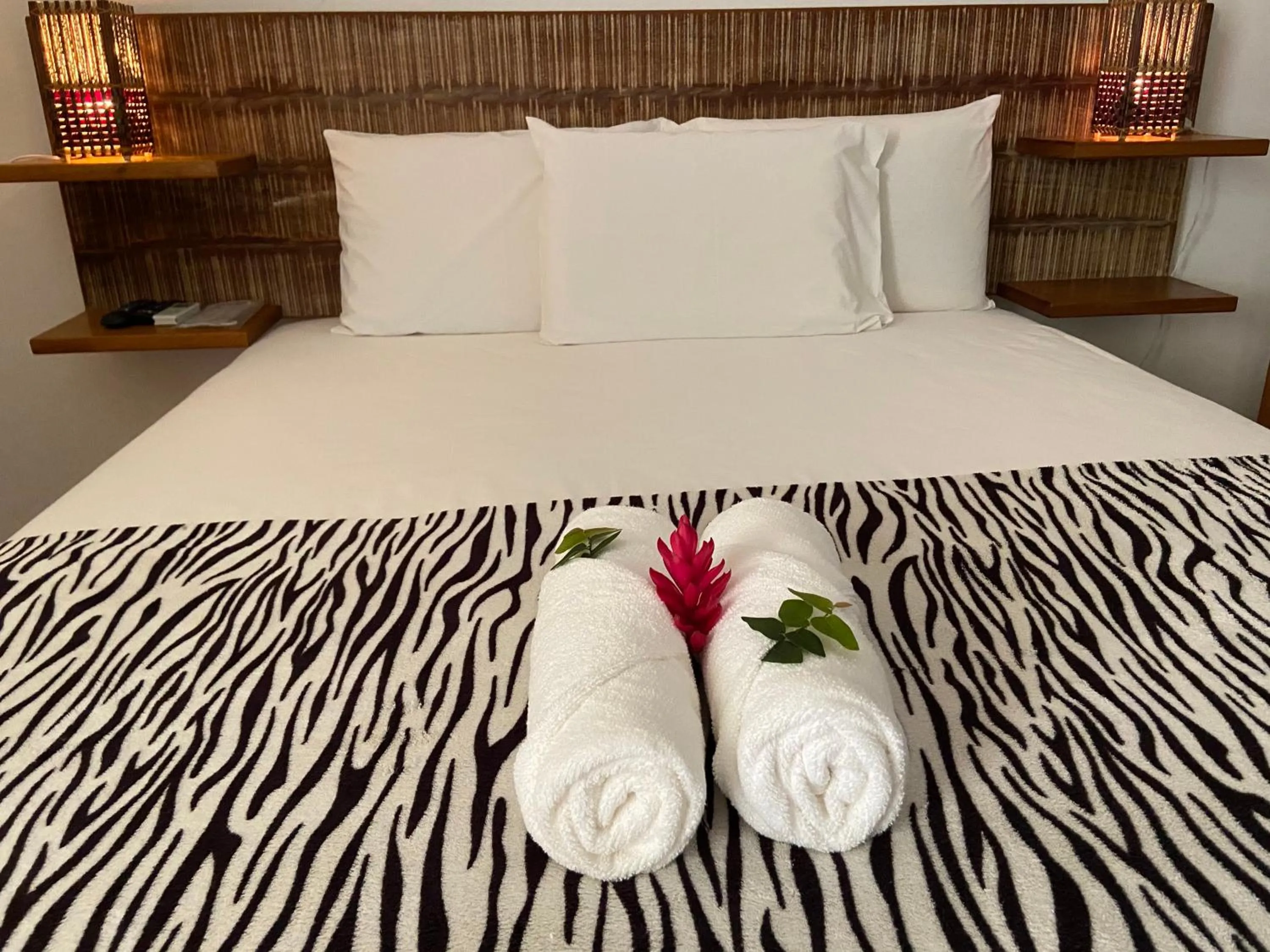 Bed in Pousada do Mineiro