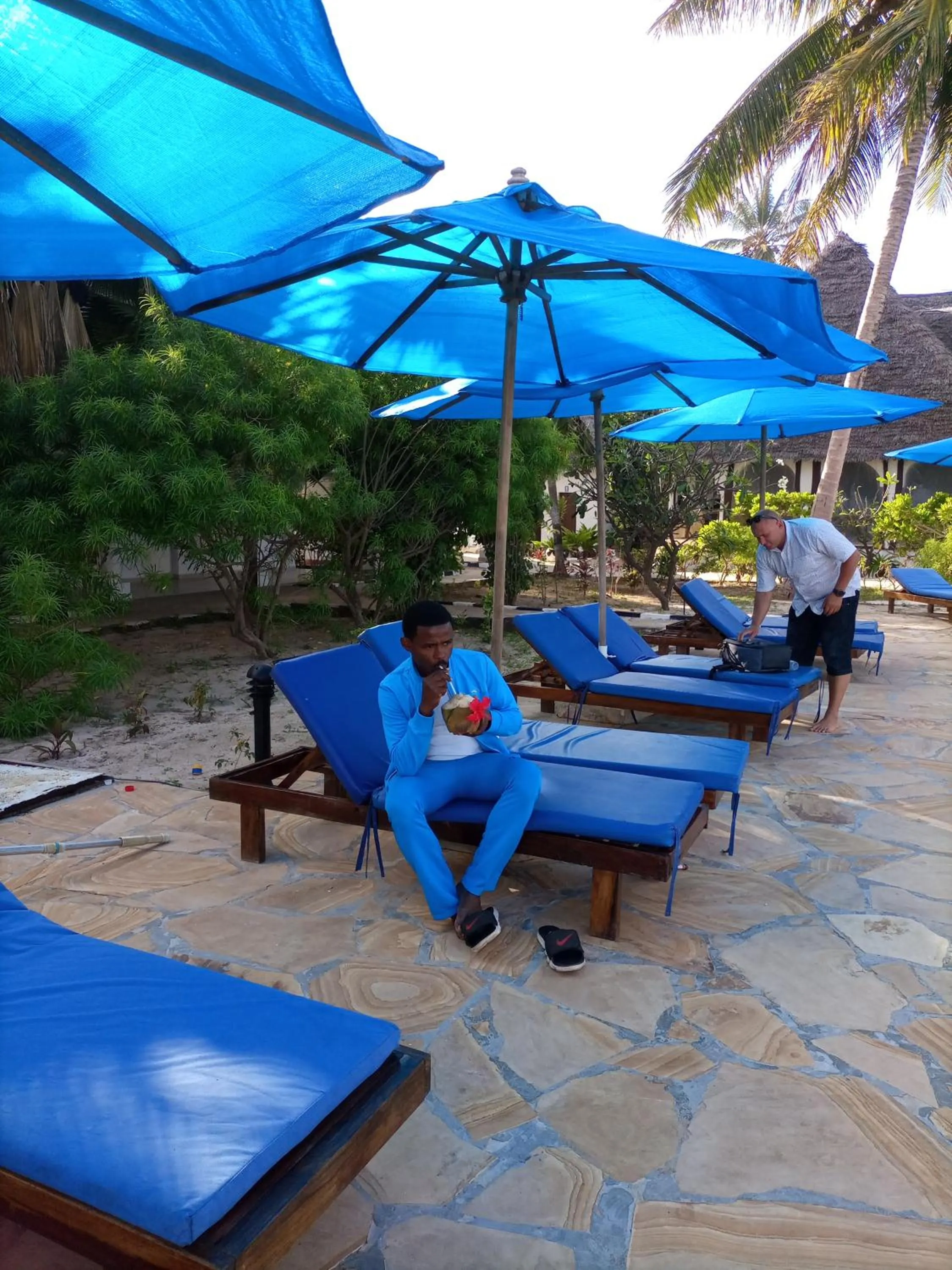 Pool view in Visitor's Inn