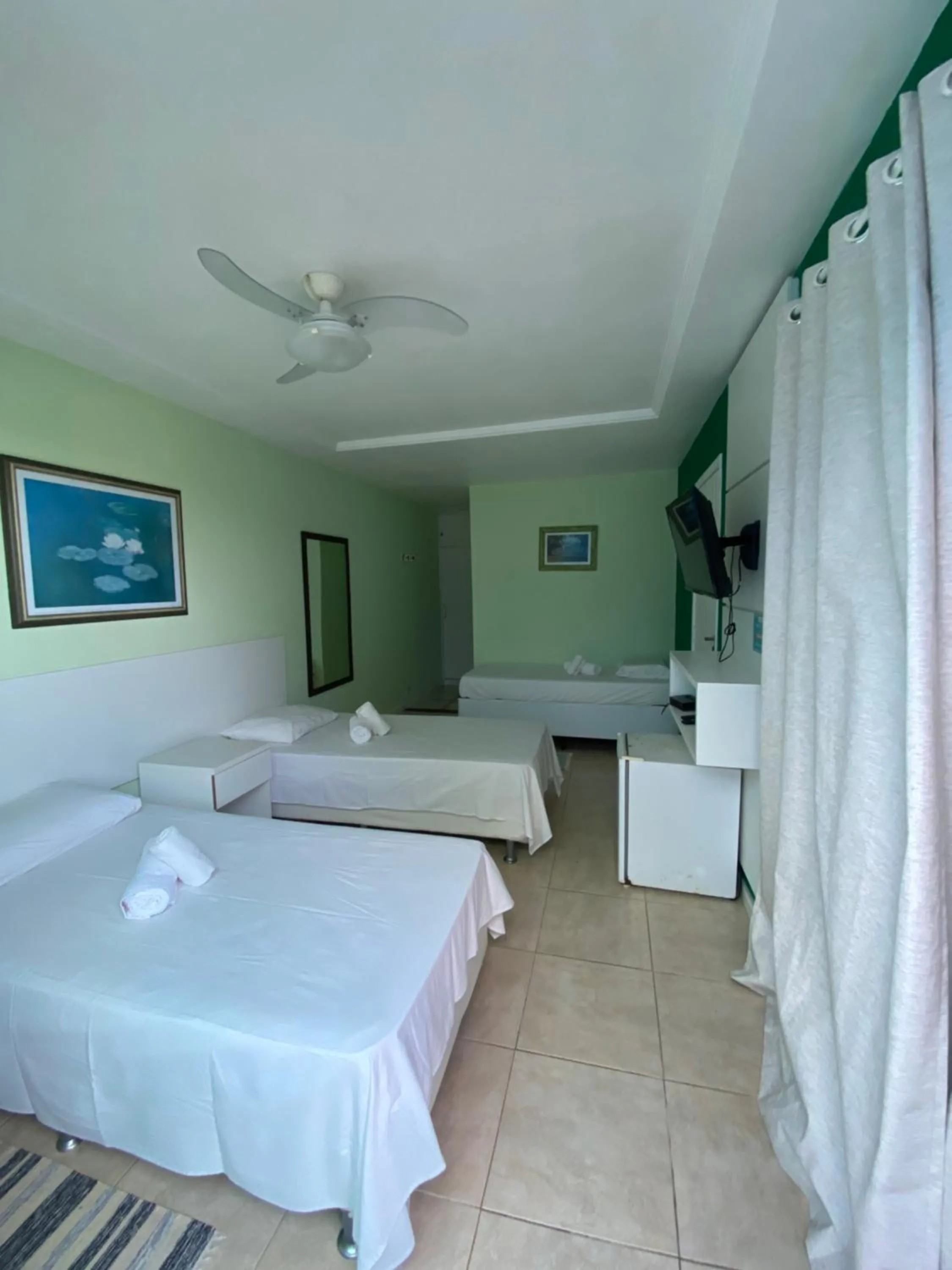 Bed in Pousada Akaroa