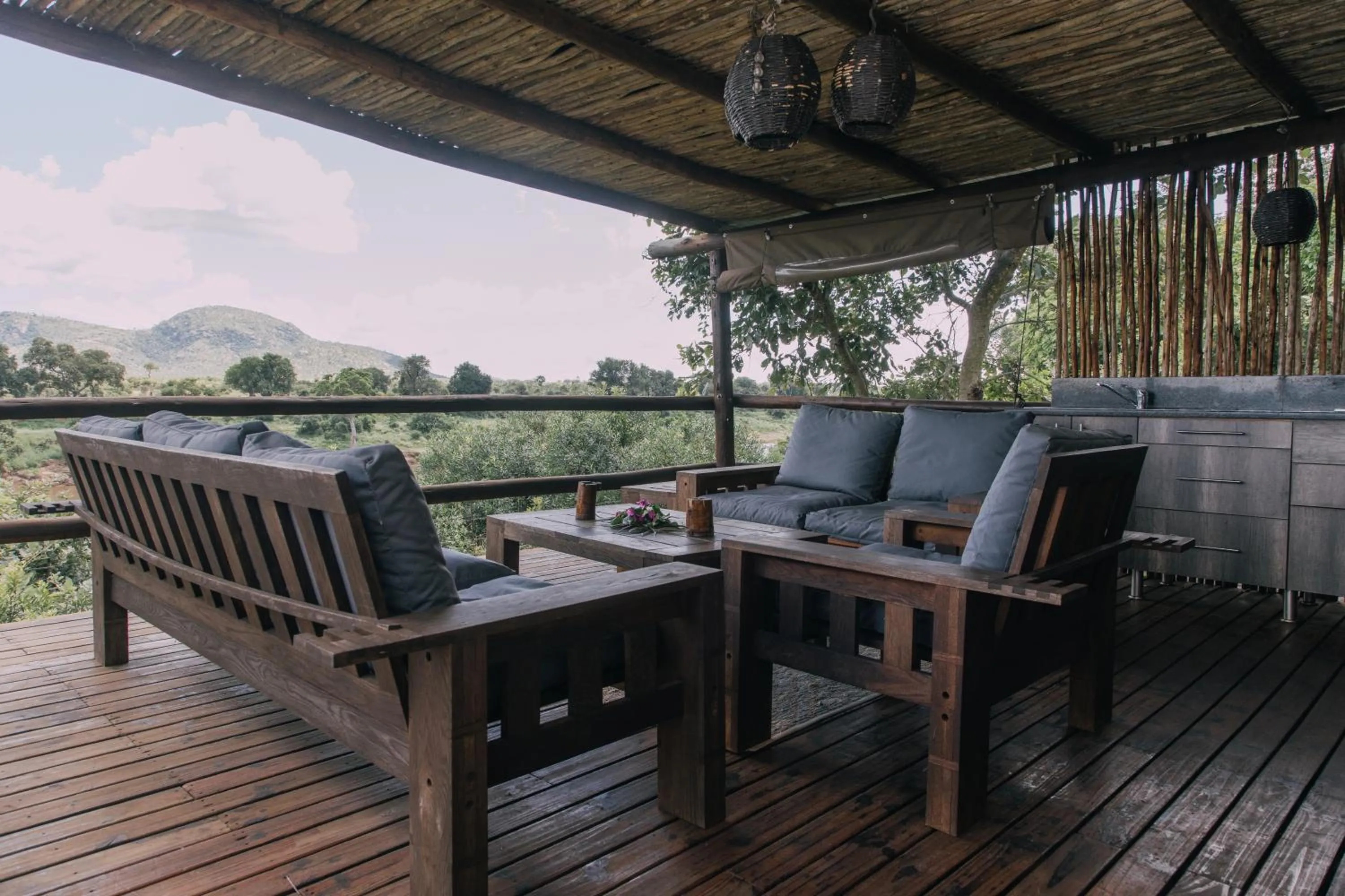 Patio in Kruger View Chalets