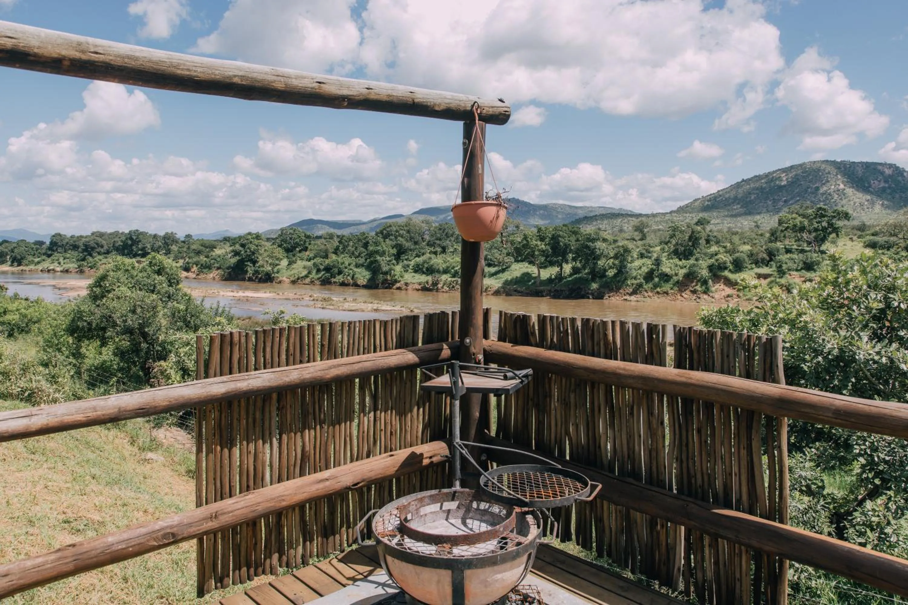 BBQ facilities in Kruger View Chalets