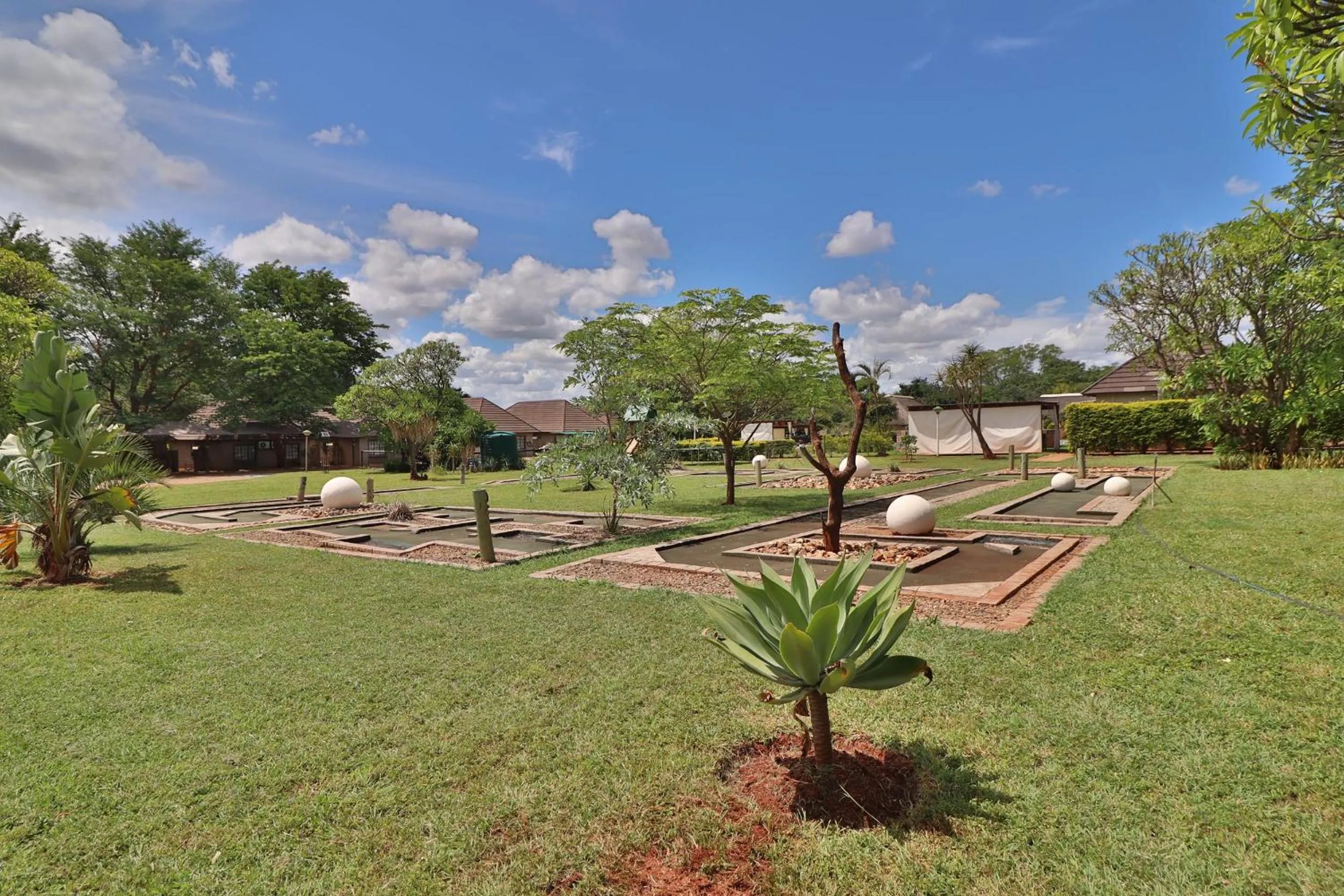 Garden view in Kruger View Chalets