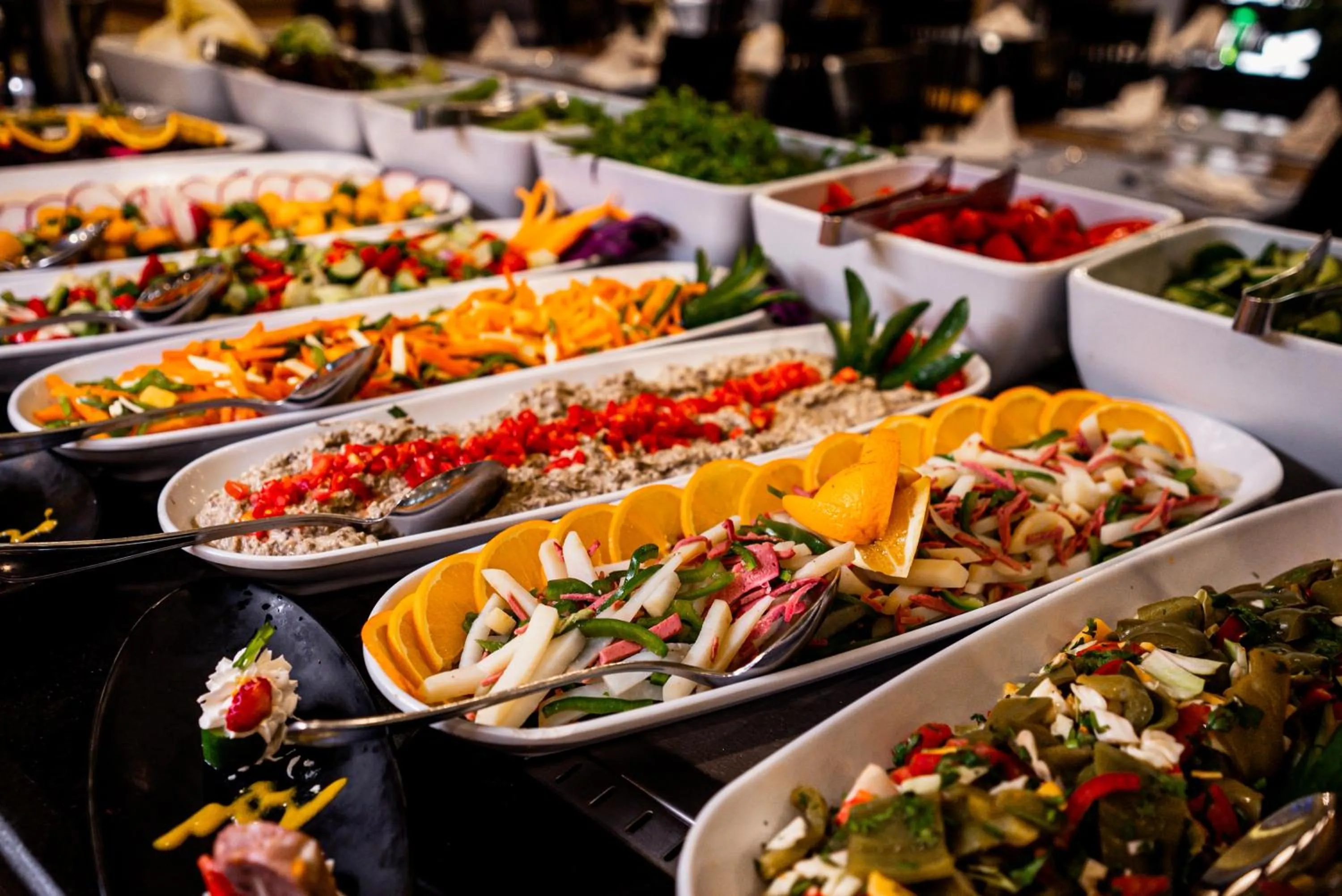 Food in Aladdin Beach Resort