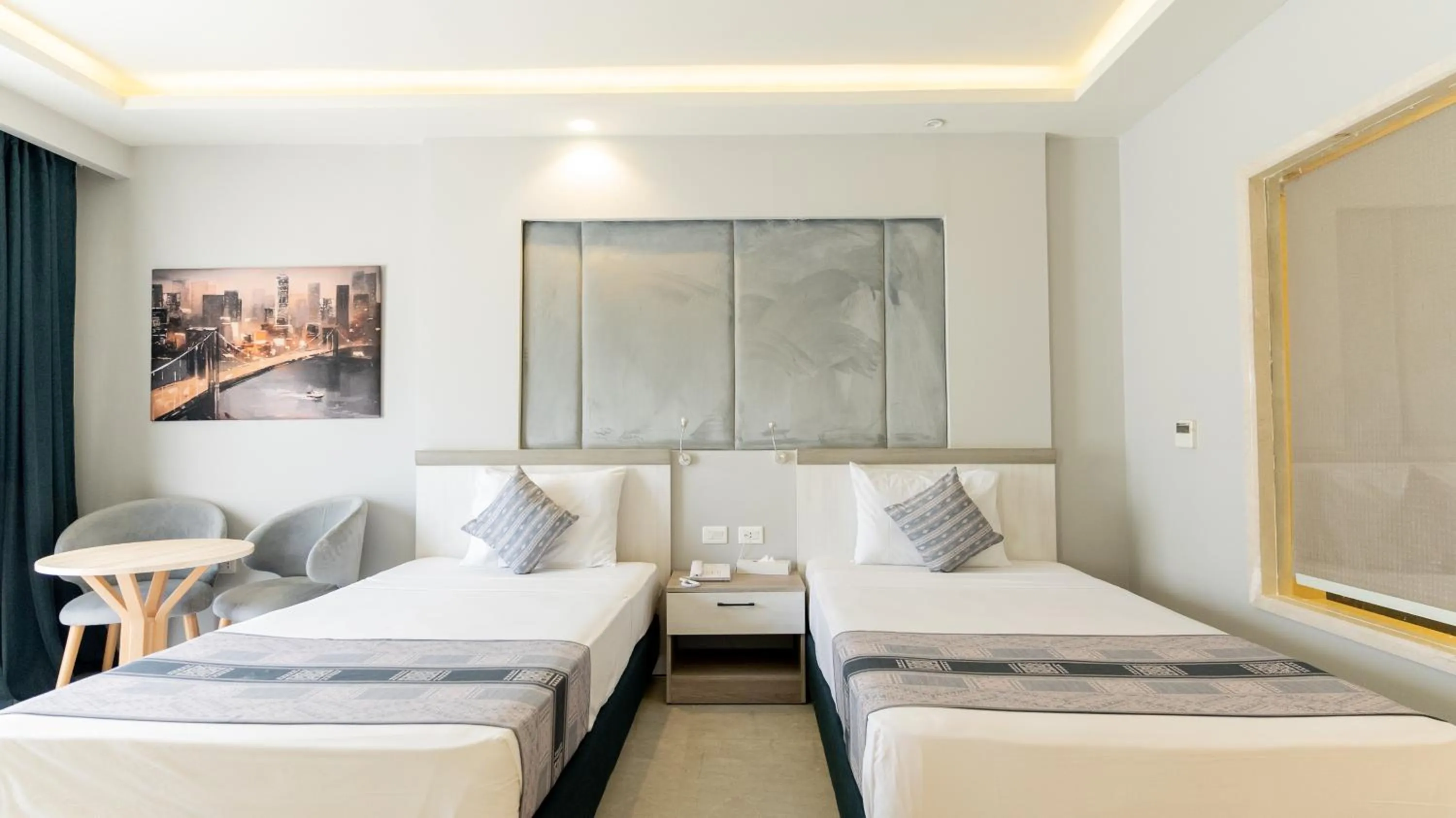 Photo of the whole room, Bed in Aladdin Beach Resort