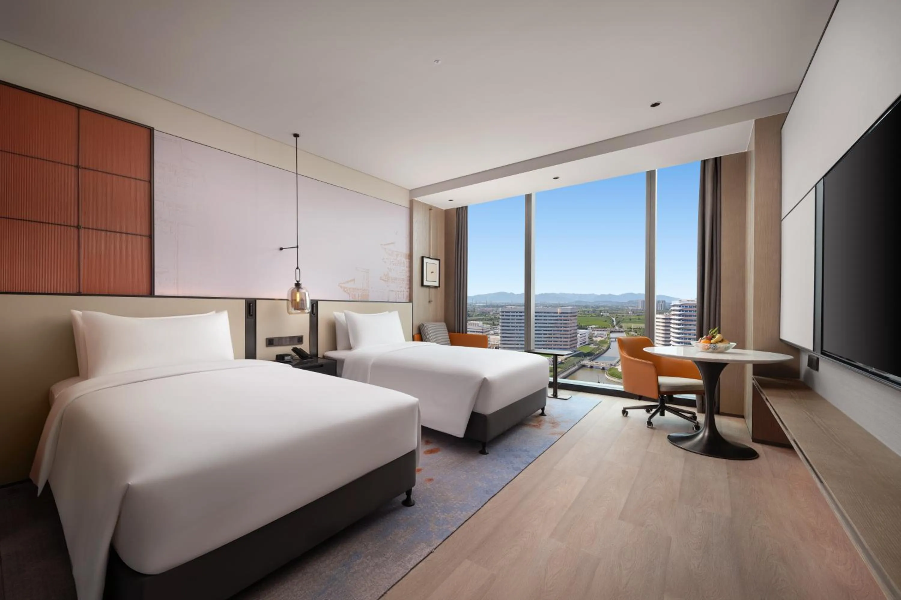 Bed in Jinmao Grandee Hotel Ningbo