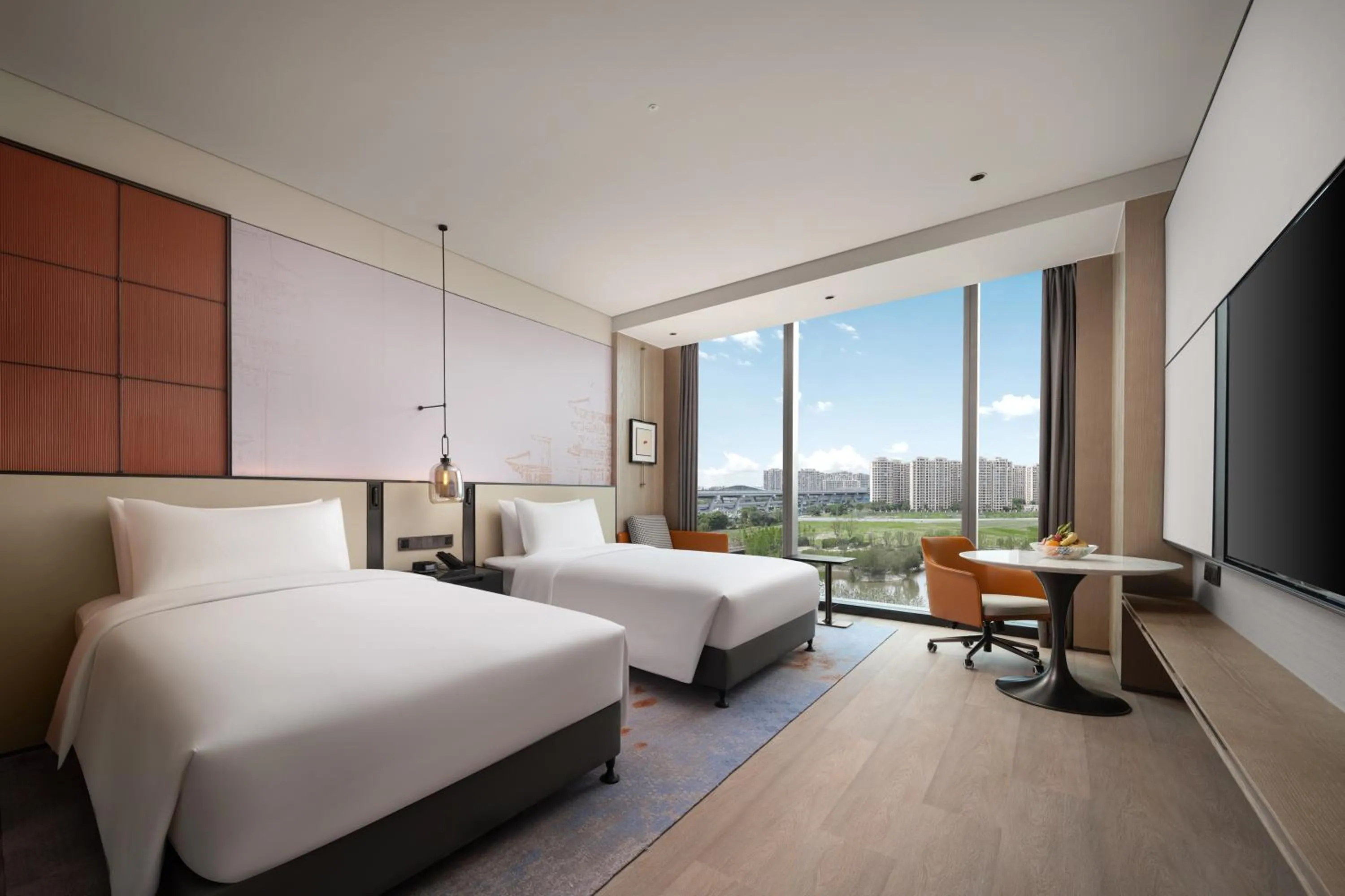 Bed in Jinmao Grandee Hotel Ningbo