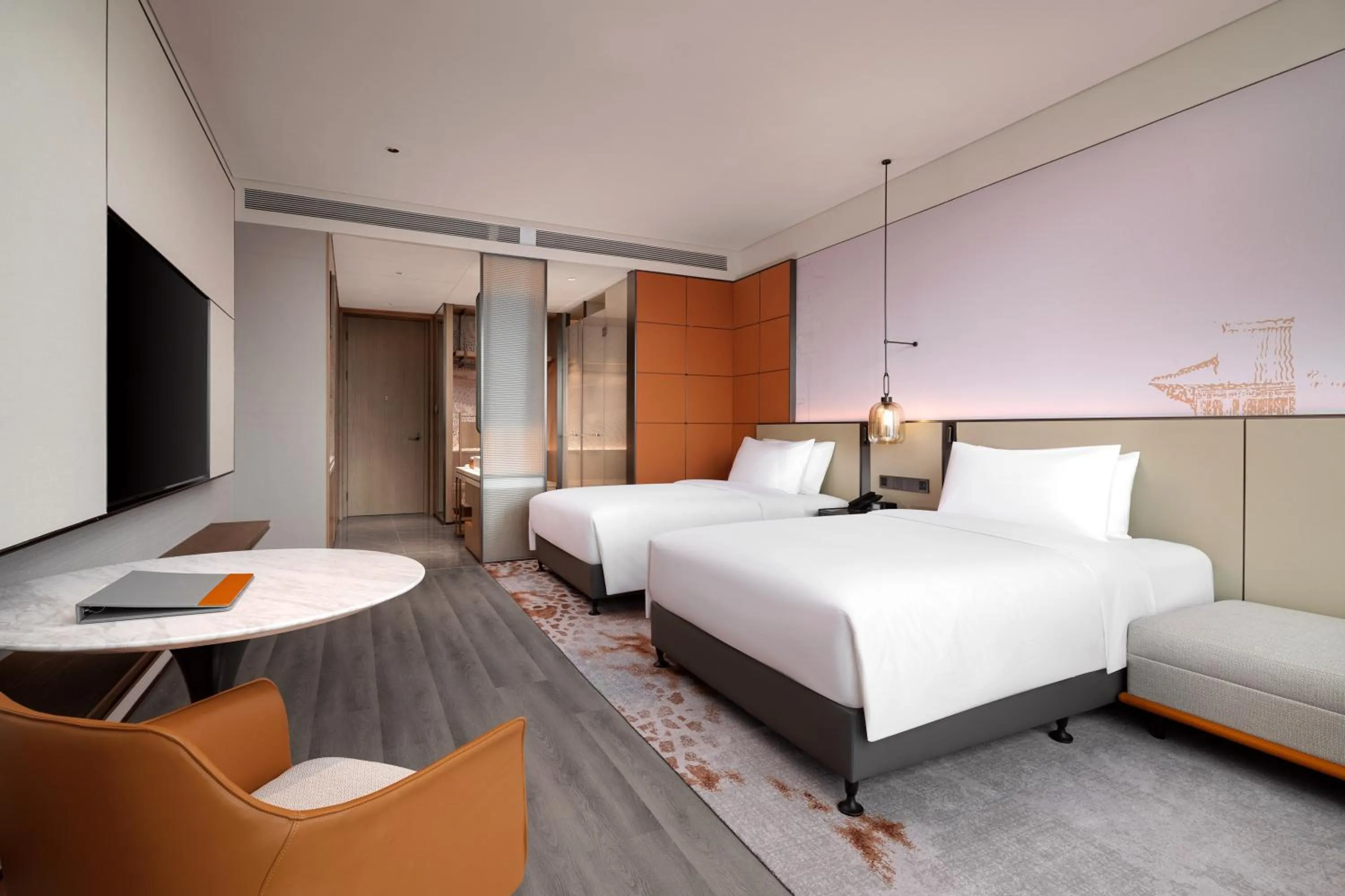 Bed in Jinmao Grandee Hotel Ningbo