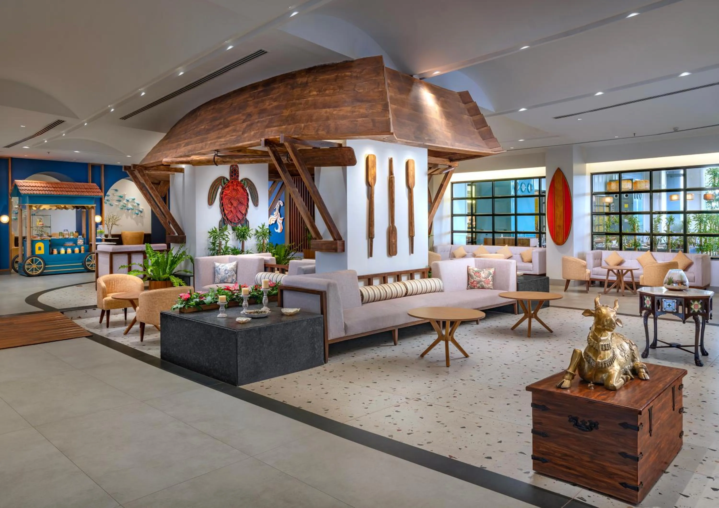 Lobby or reception in Gateway Goa, Palolem