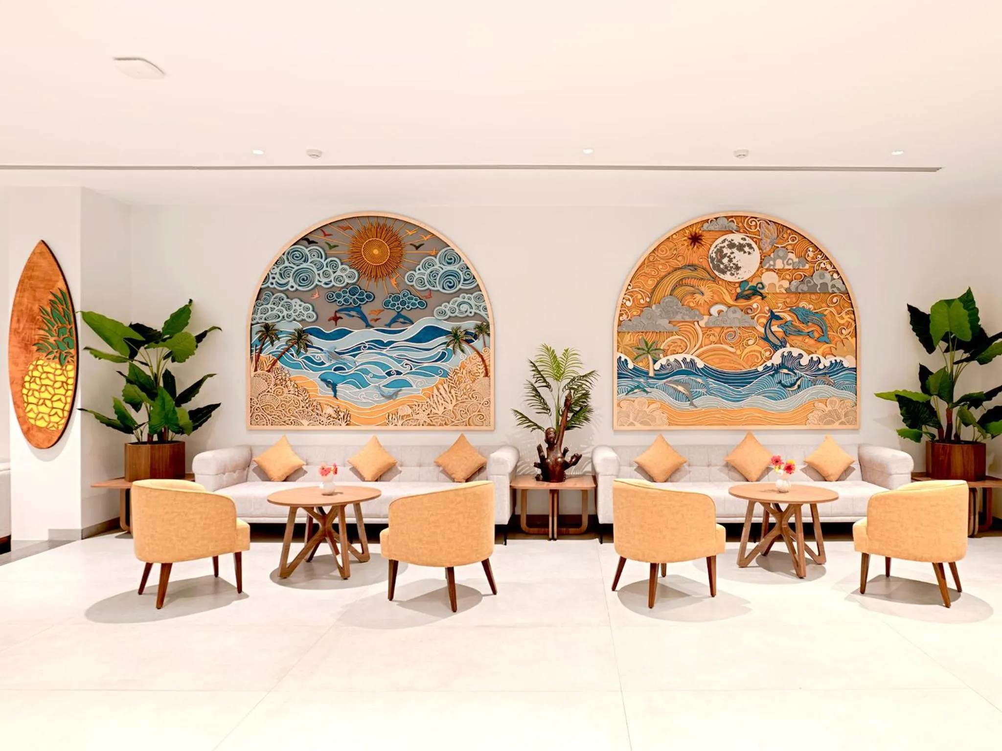 Living room in Gateway Goa, Palolem