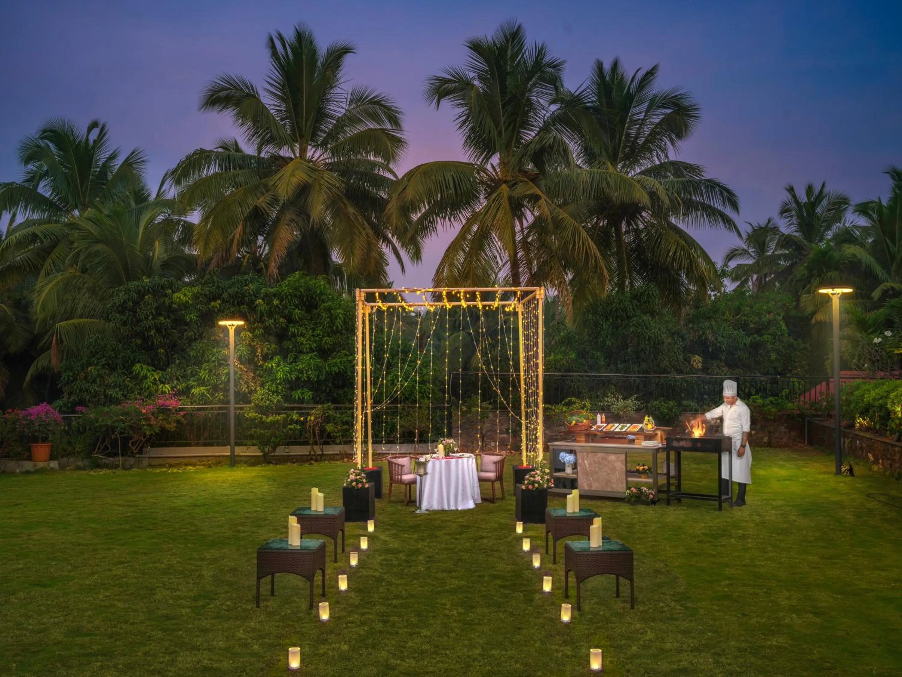 fireplace in Gateway Goa, Palolem