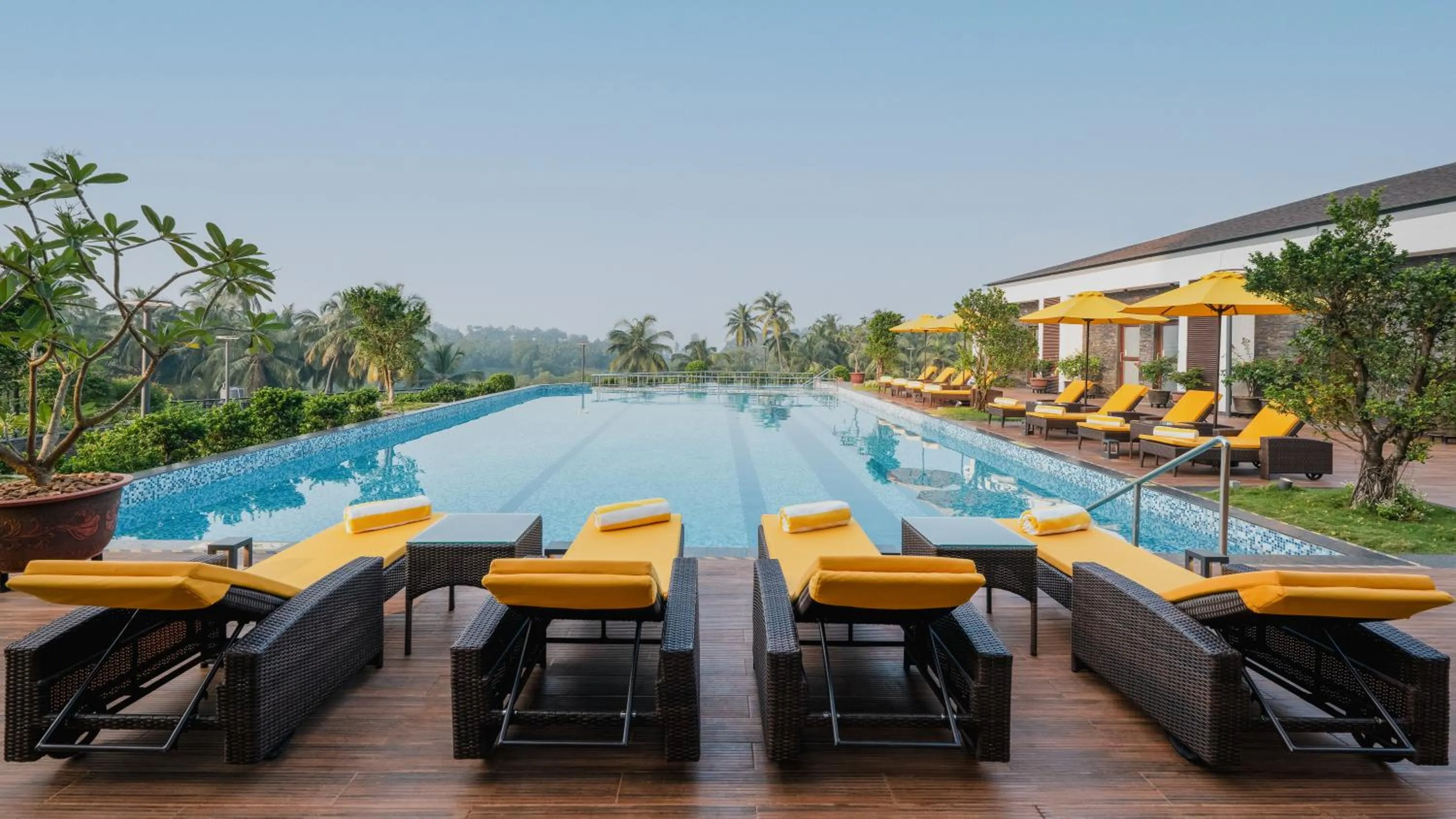 Swimming pool in Cloud9 Sarovar Premiere Palomen Goa