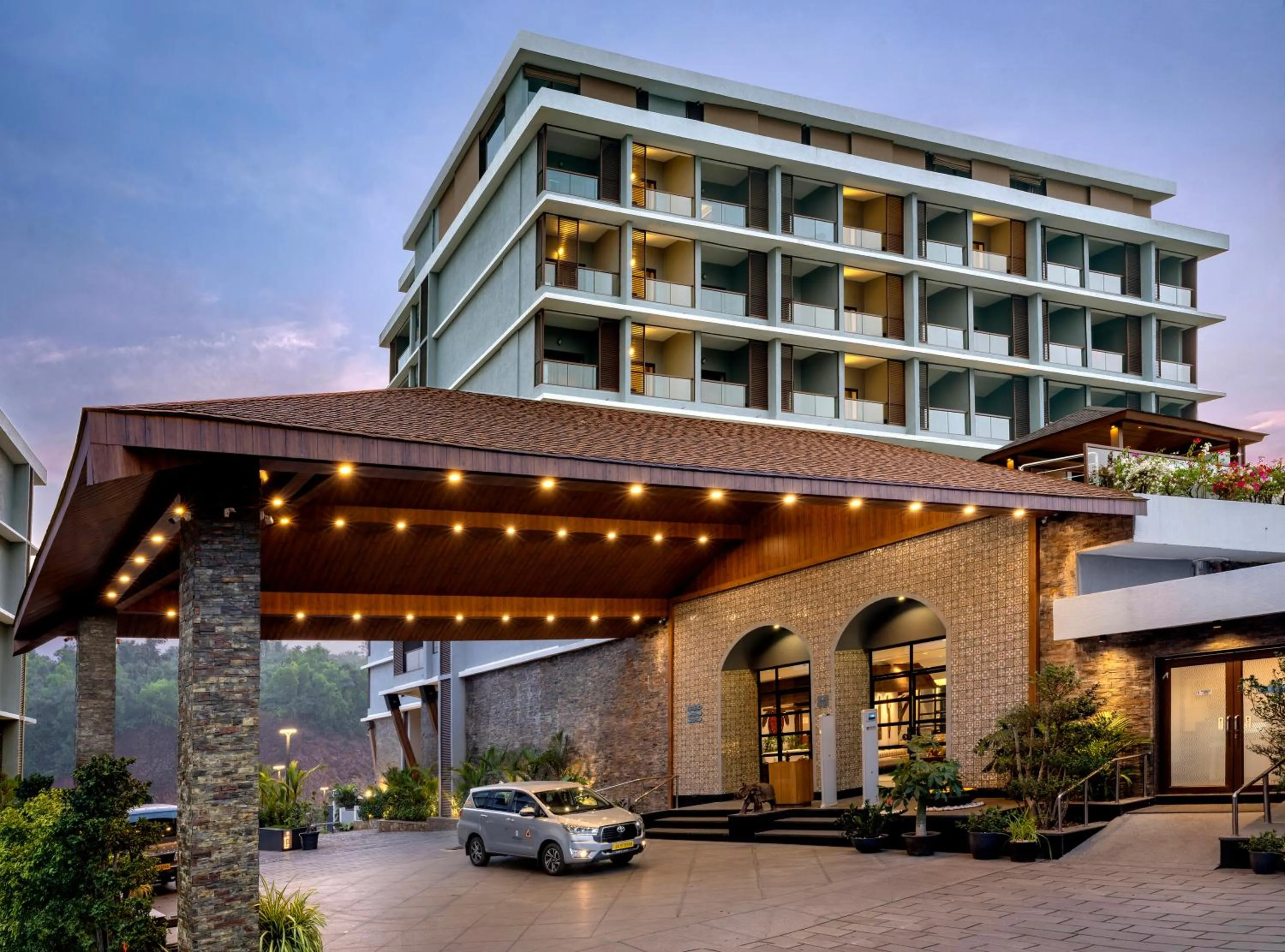 Facade/entrance in Gateway Goa, Palolem