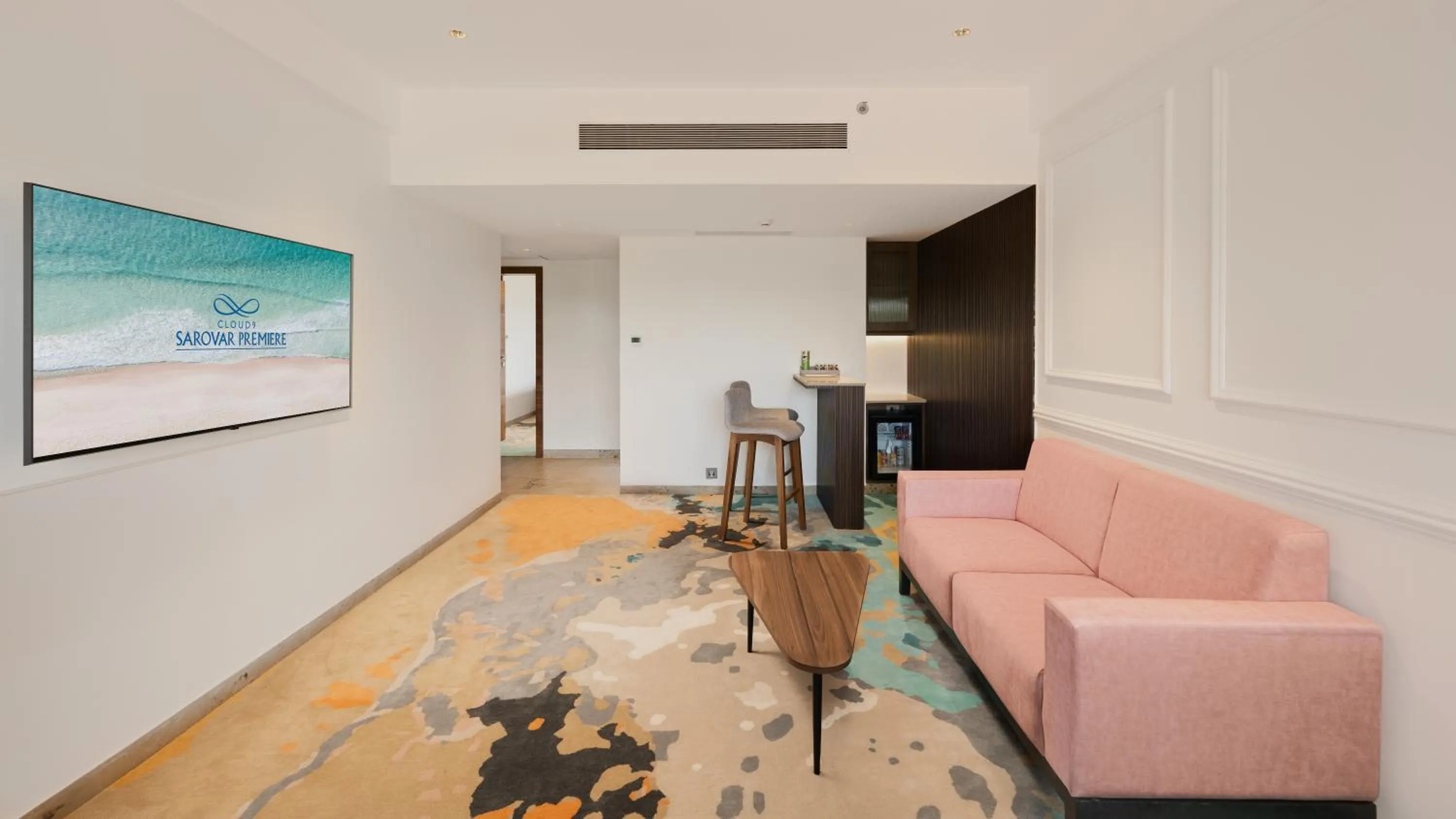 Communal lounge/ TV room in Cloud9 Sarovar Premiere Palomen Goa