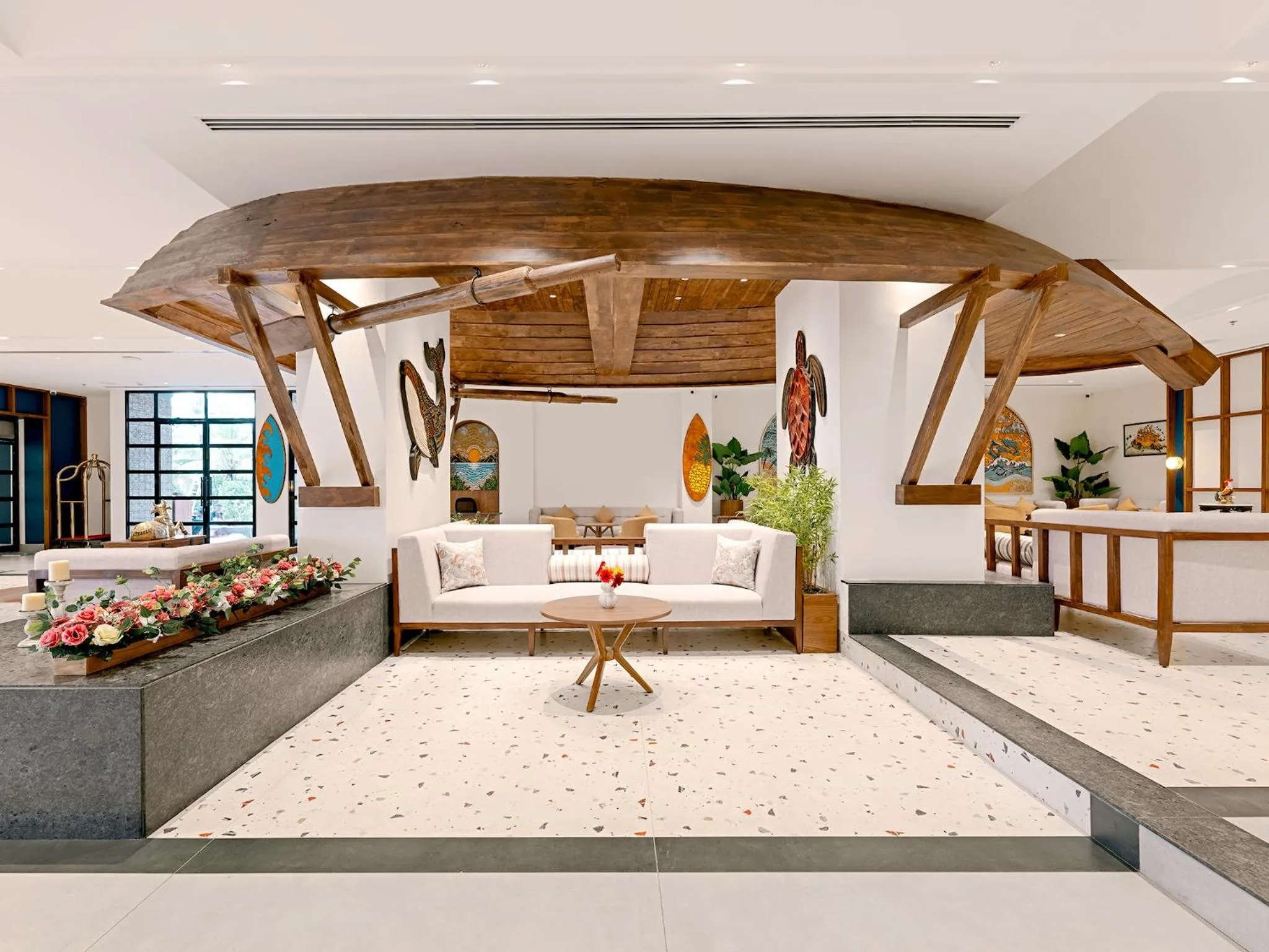 Living room in Gateway Goa, Palolem