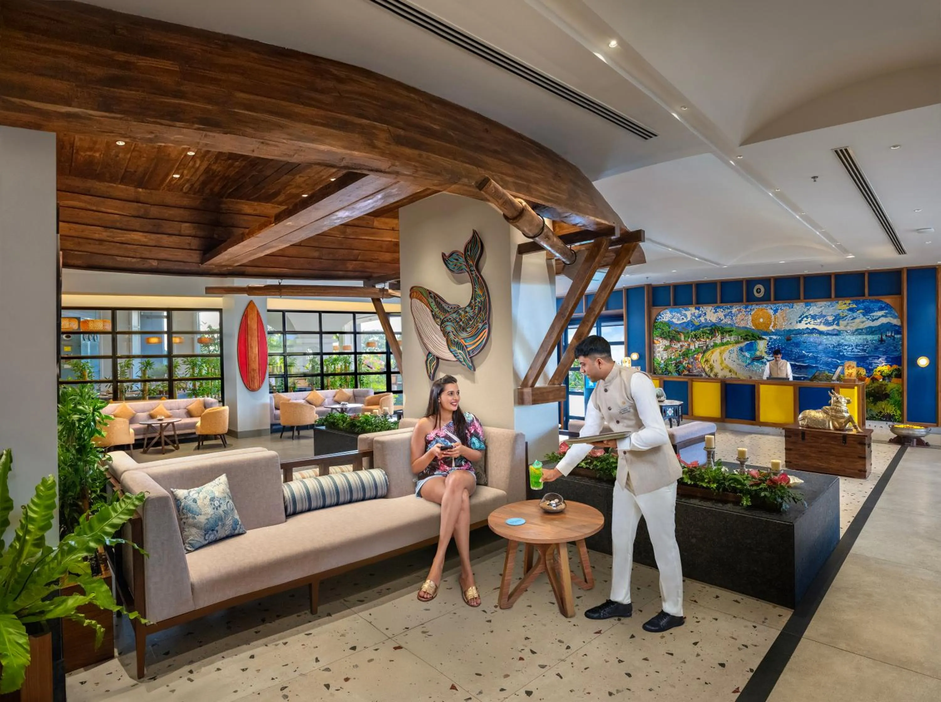 Lobby or reception in Gateway Goa, Palolem