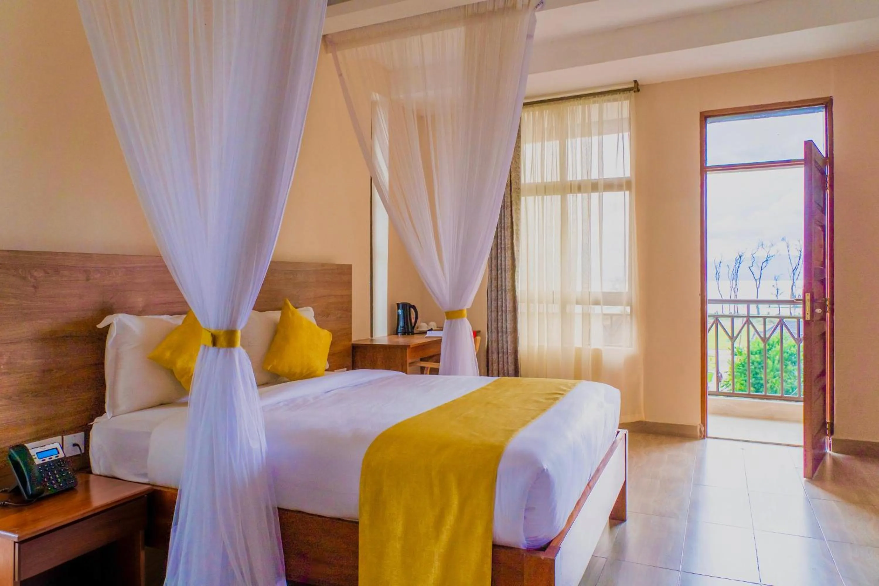 Bed in Burch's Resort Naivasha