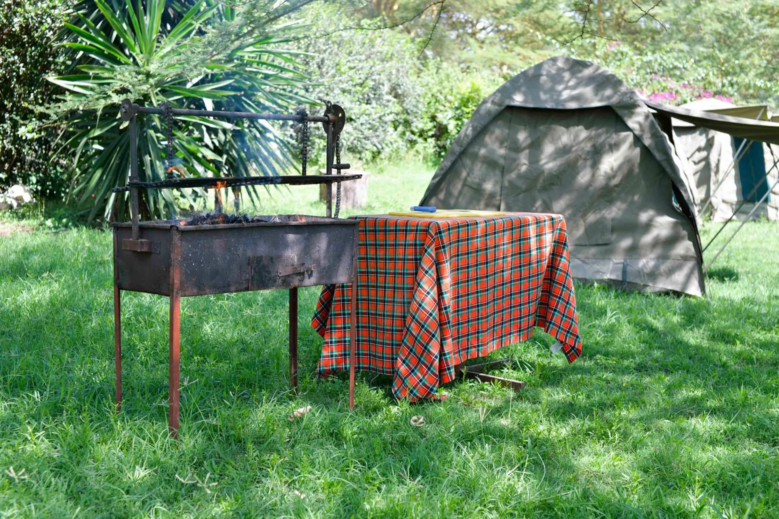 BBQ facilities in Burch's Resort Naivasha