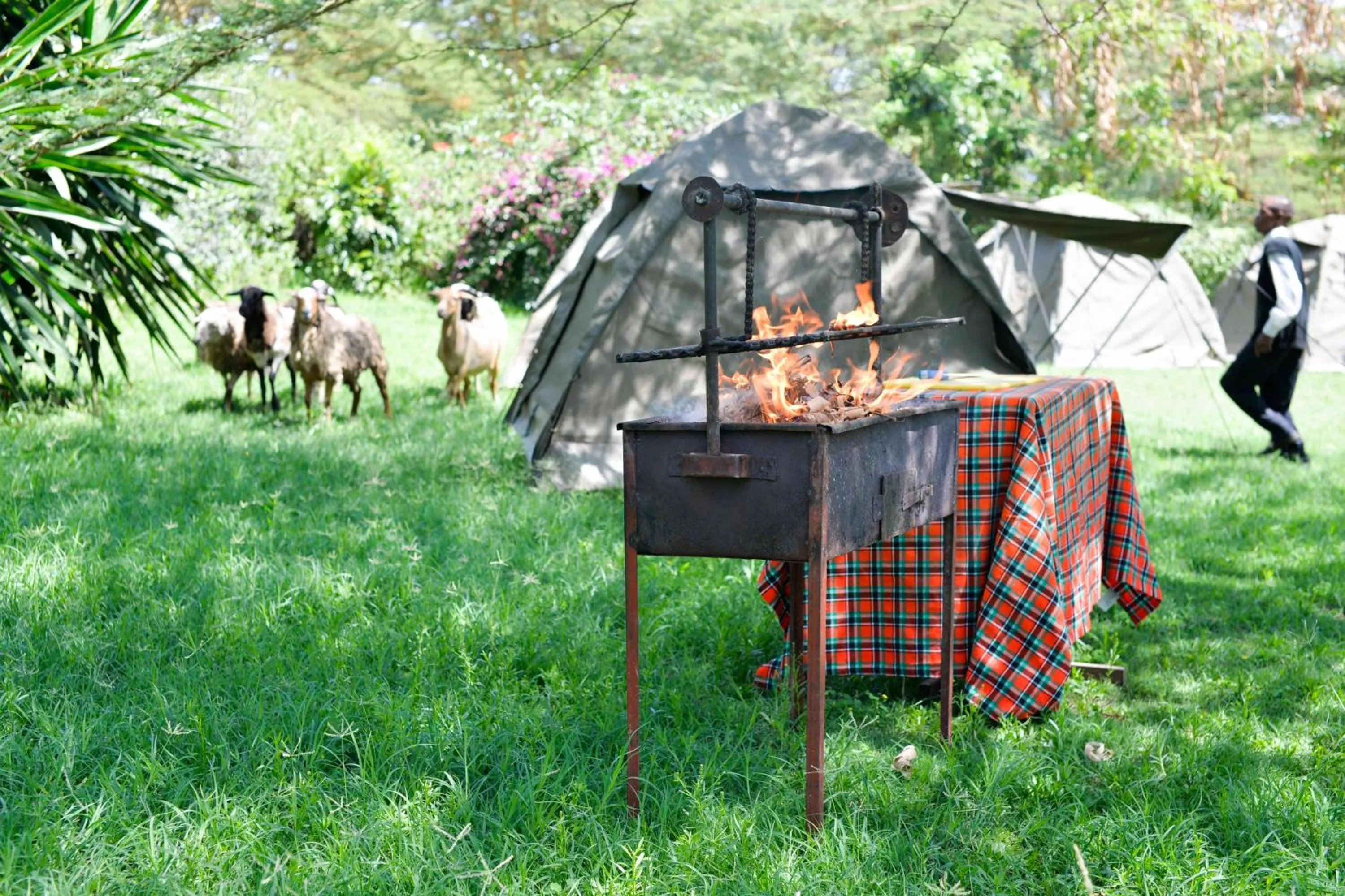 BBQ facilities in Burch's Resort Naivasha