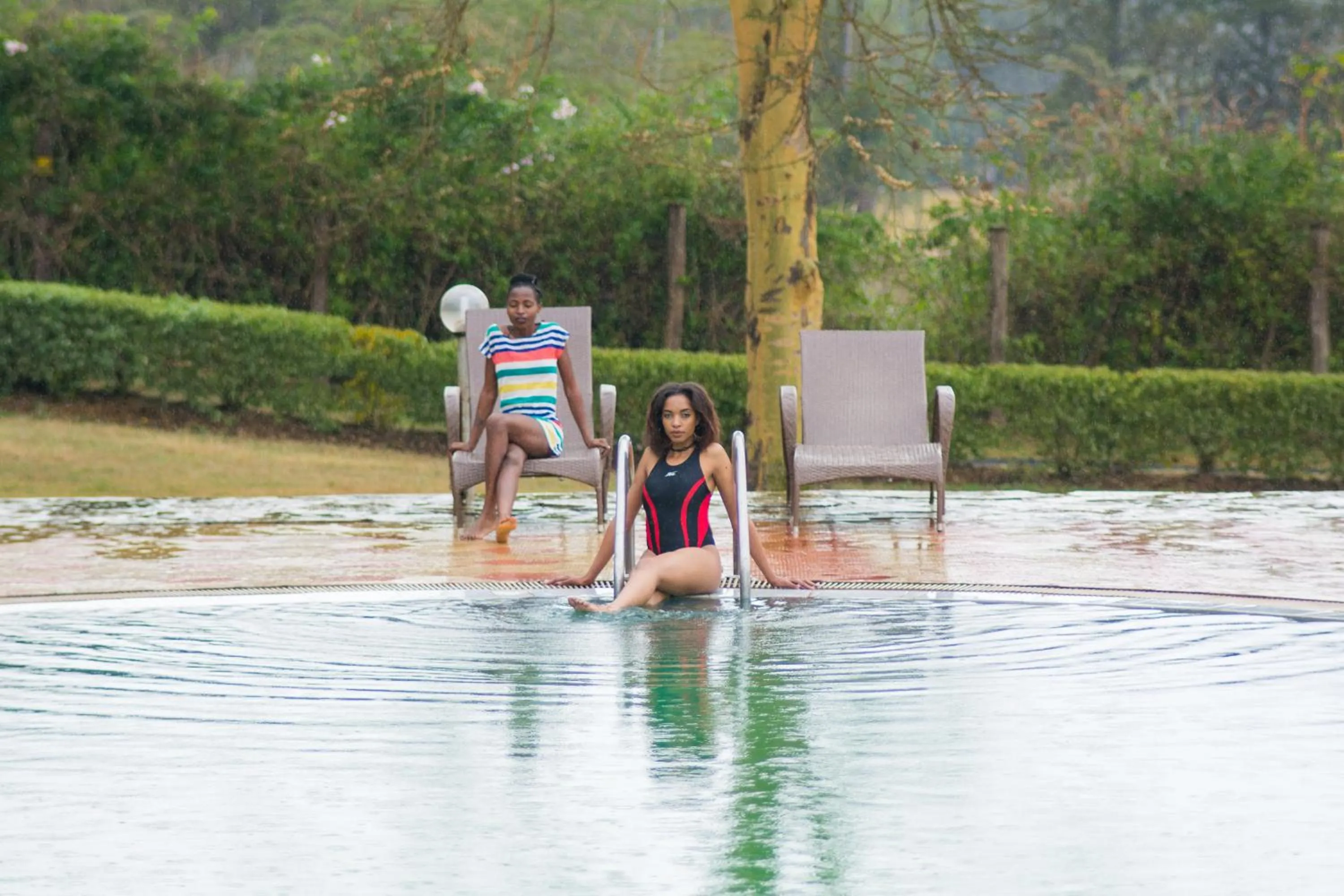 Swimming pool in Burch's Resort Naivasha