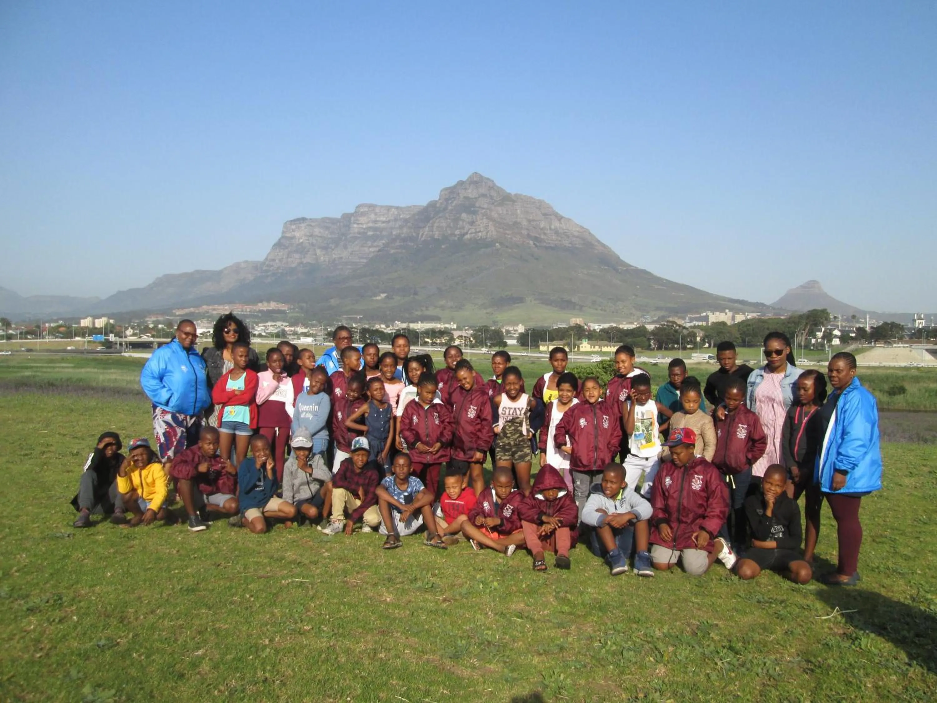 group of guests in Lighthouse Farm Backpackers Lodge