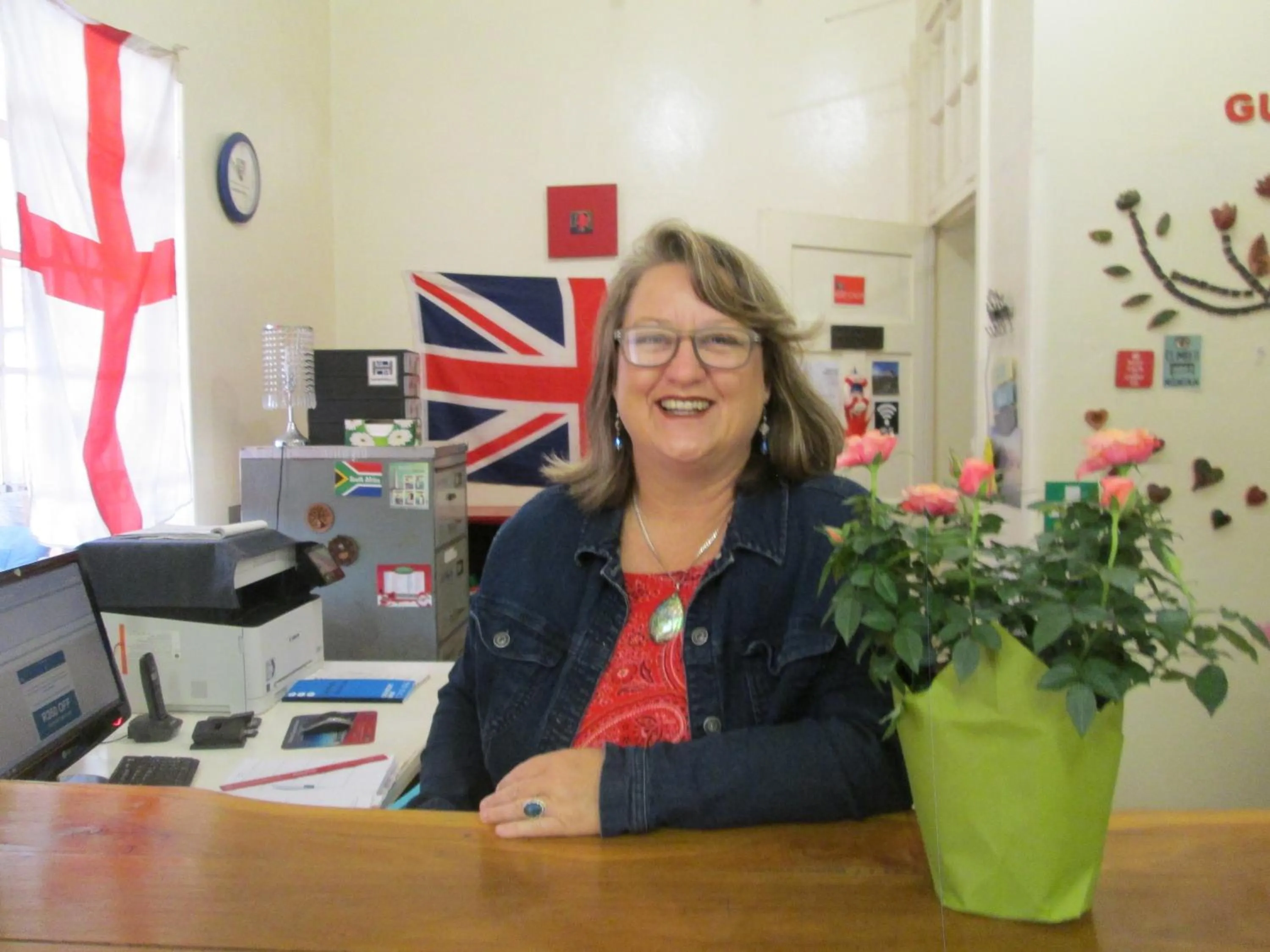 Staff in Lighthouse Farm Backpackers Lodge
