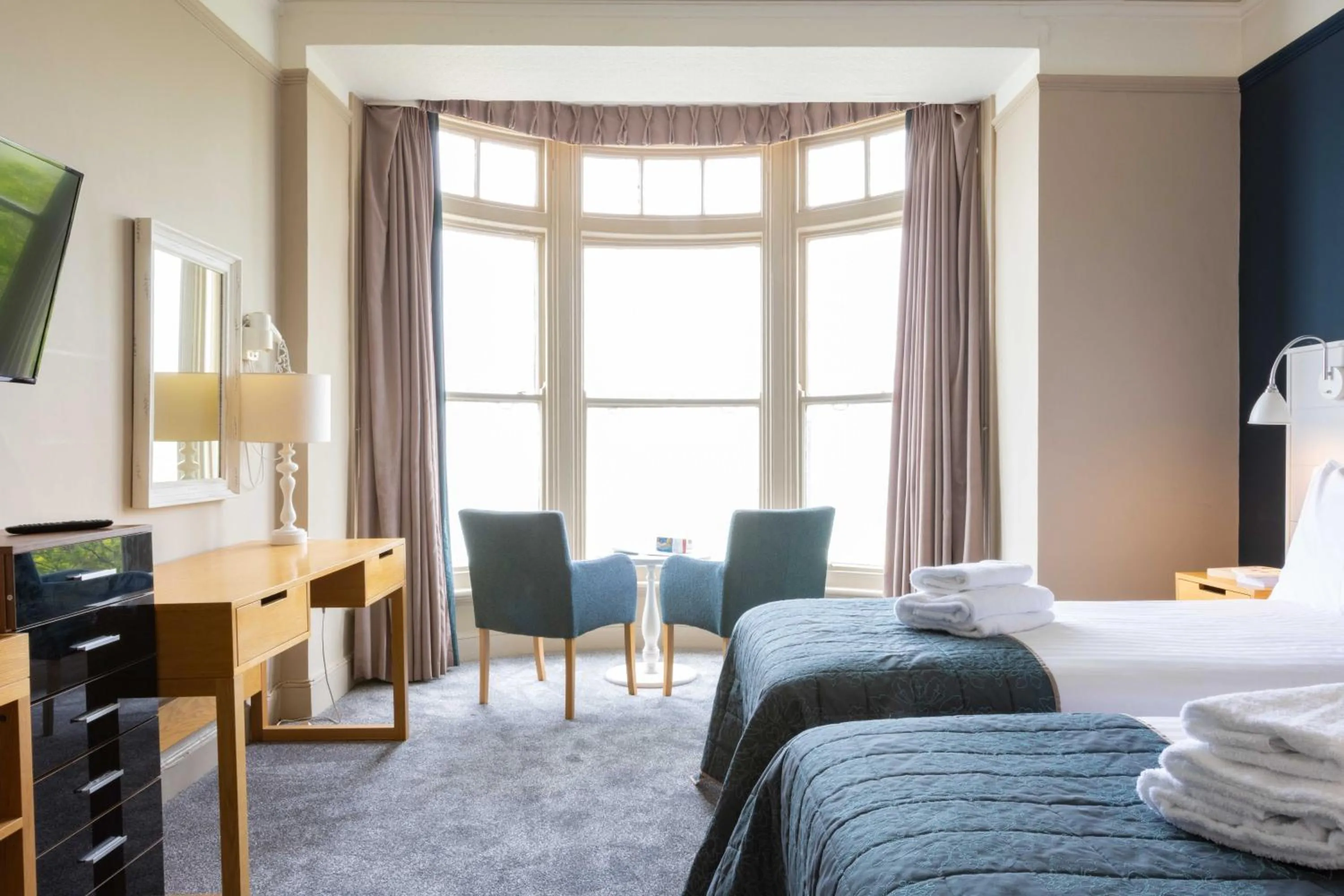 Bedroom, Bed in The St Ives Bay Hotel