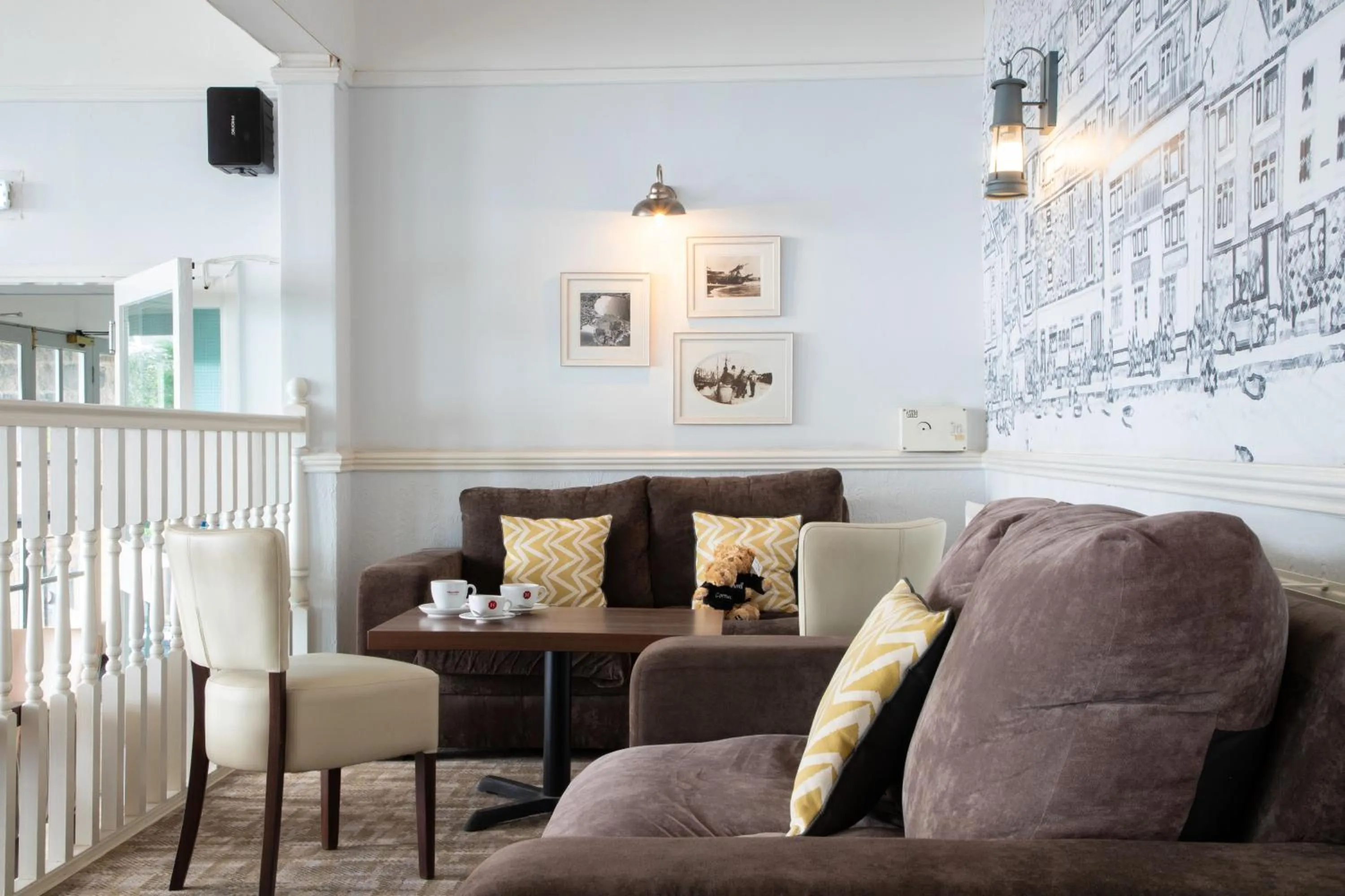 Seating area in The St Ives Bay Hotel