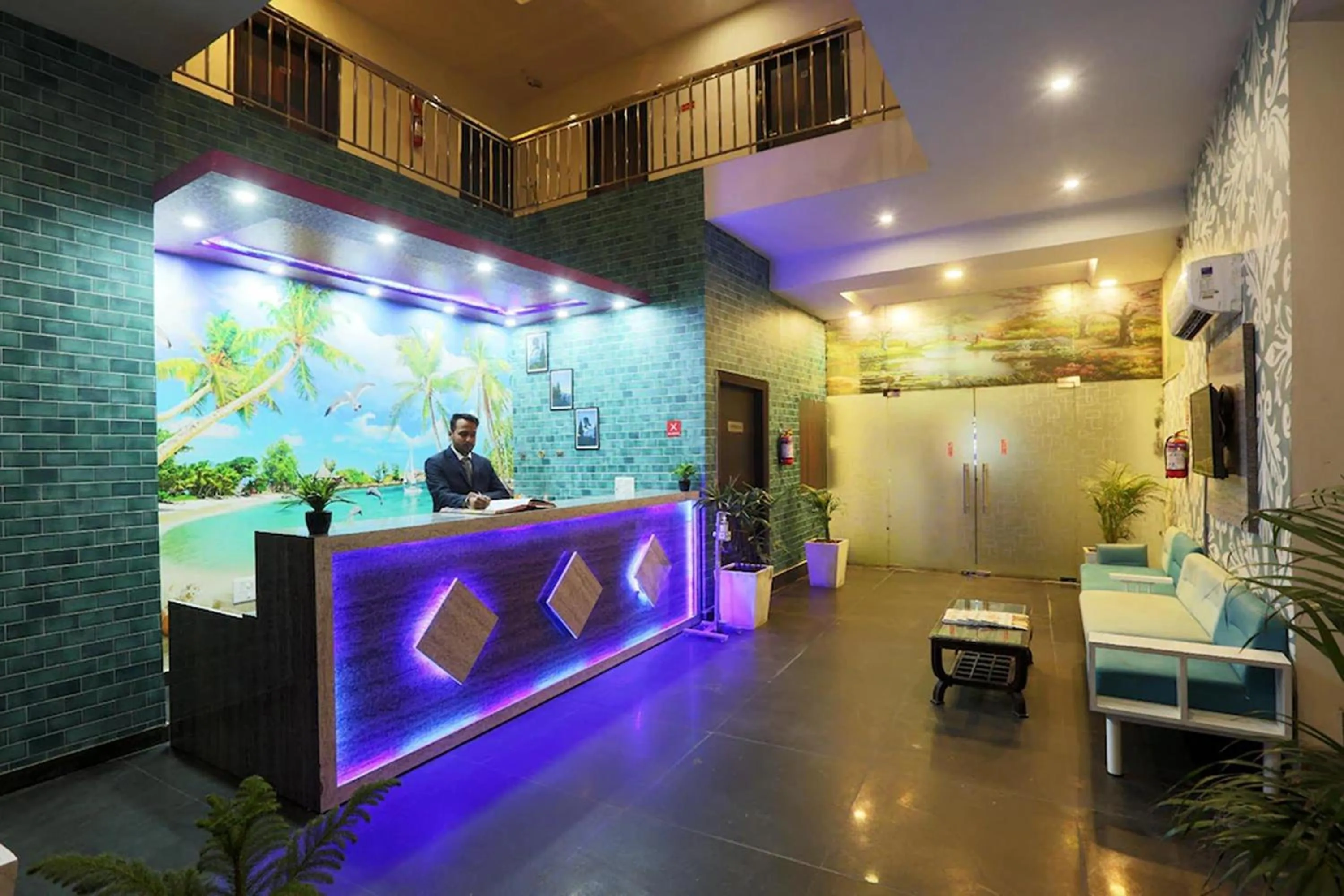 Lobby or reception in Hotel Sky View