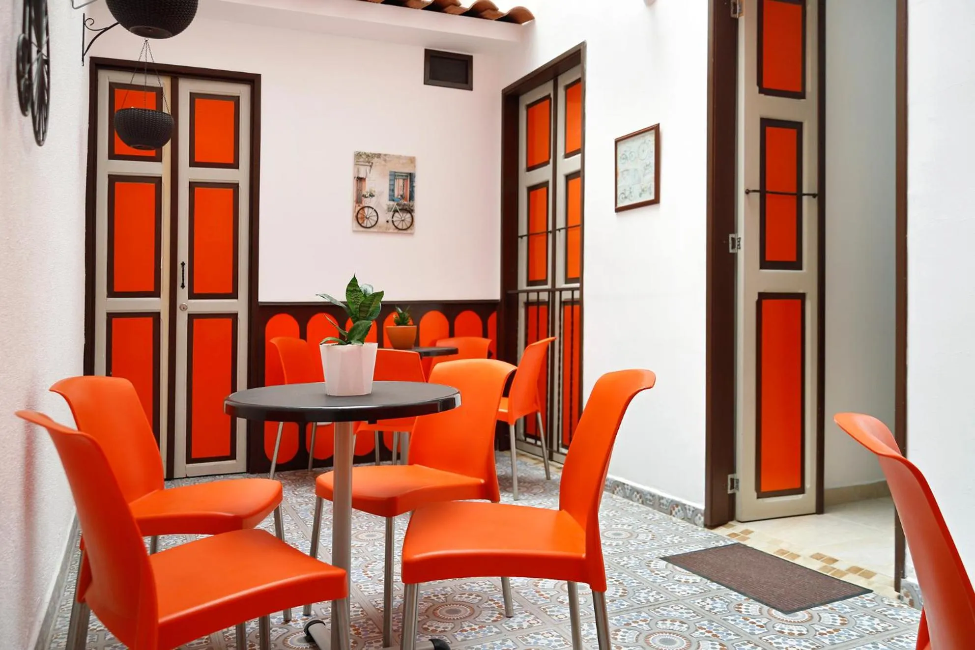 Seating area in Casa Borbon