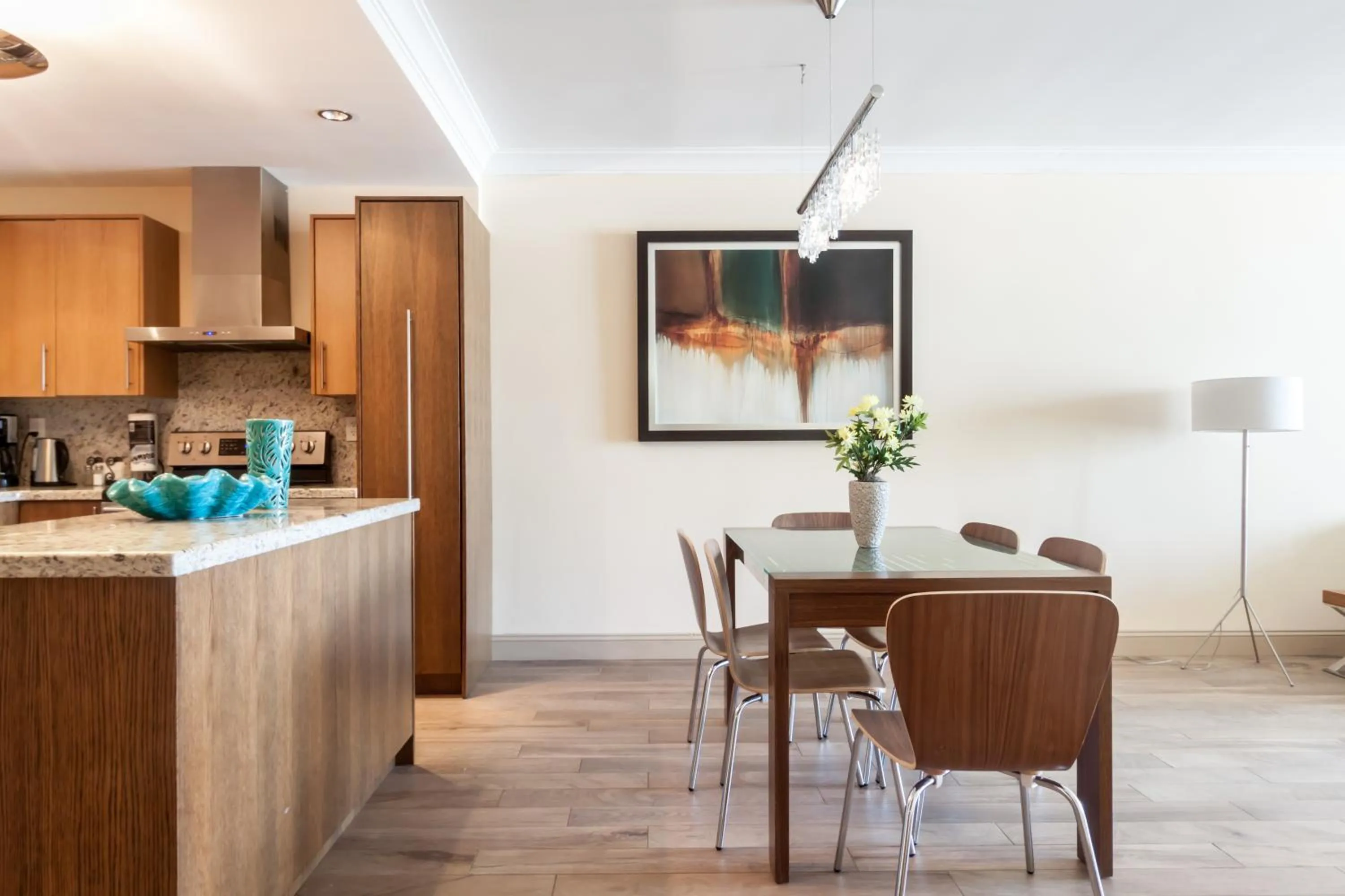 Dining area in Ocean Reserve Luxury Condos Across from Sunny Isles Beach