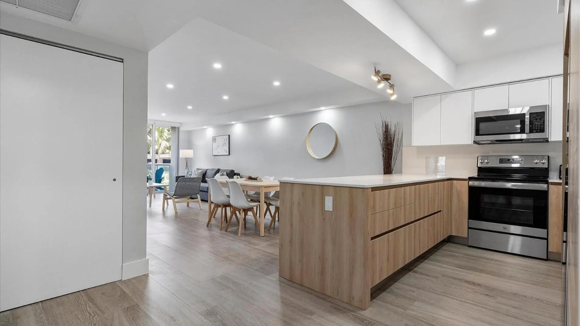 Kitchen or kitchenette in Ocean Reserve Luxury Condos Across from Sunny Isles Beach