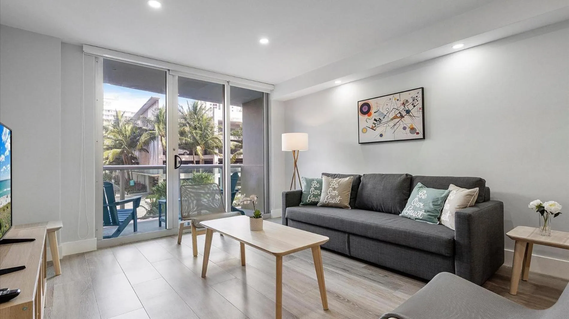 TV and multimedia in Ocean Reserve Luxury Condos Across from Sunny Isles Beach