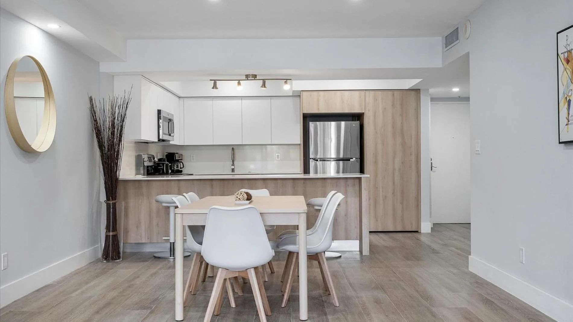 Kitchen or kitchenette in Ocean Reserve Luxury Condos Across from Sunny Isles Beach