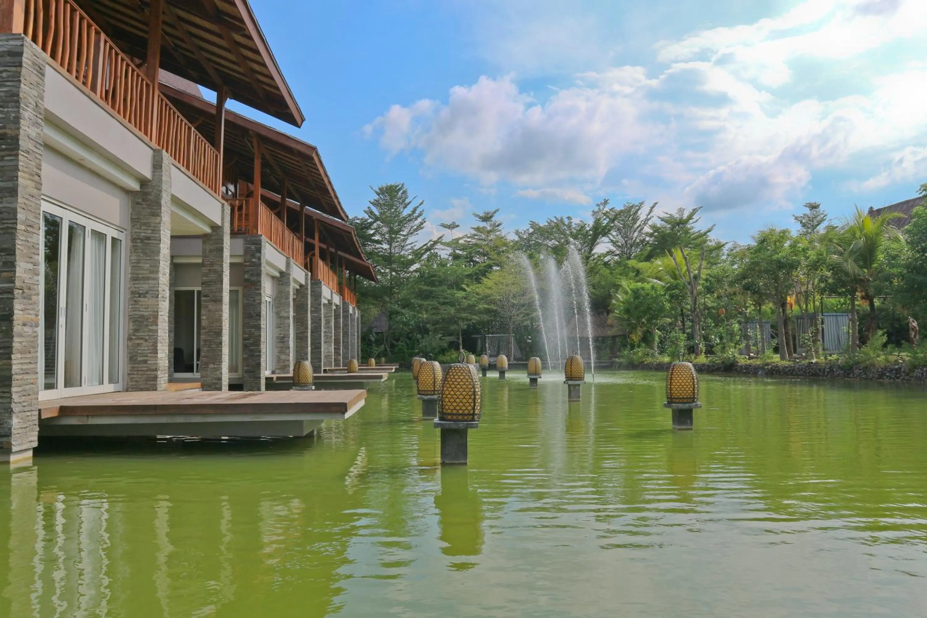 Garden view in Grand Mega Resort & Spa