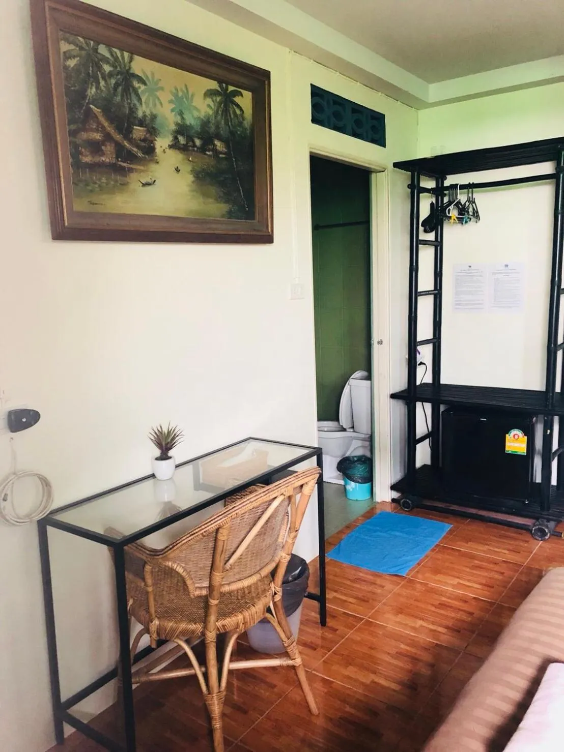 Seating area in Blue Chang House