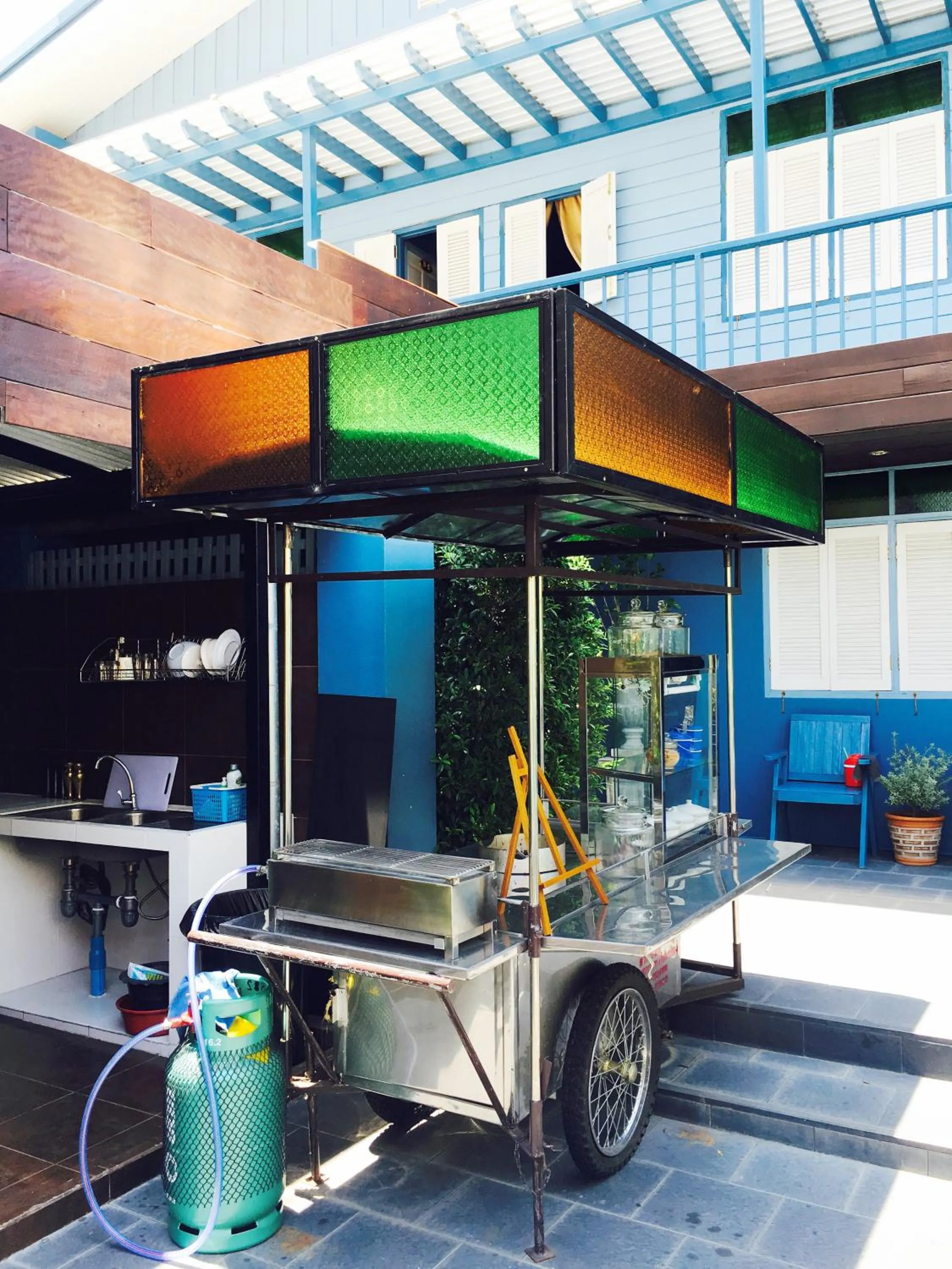 BBQ facilities in Blue Chang House