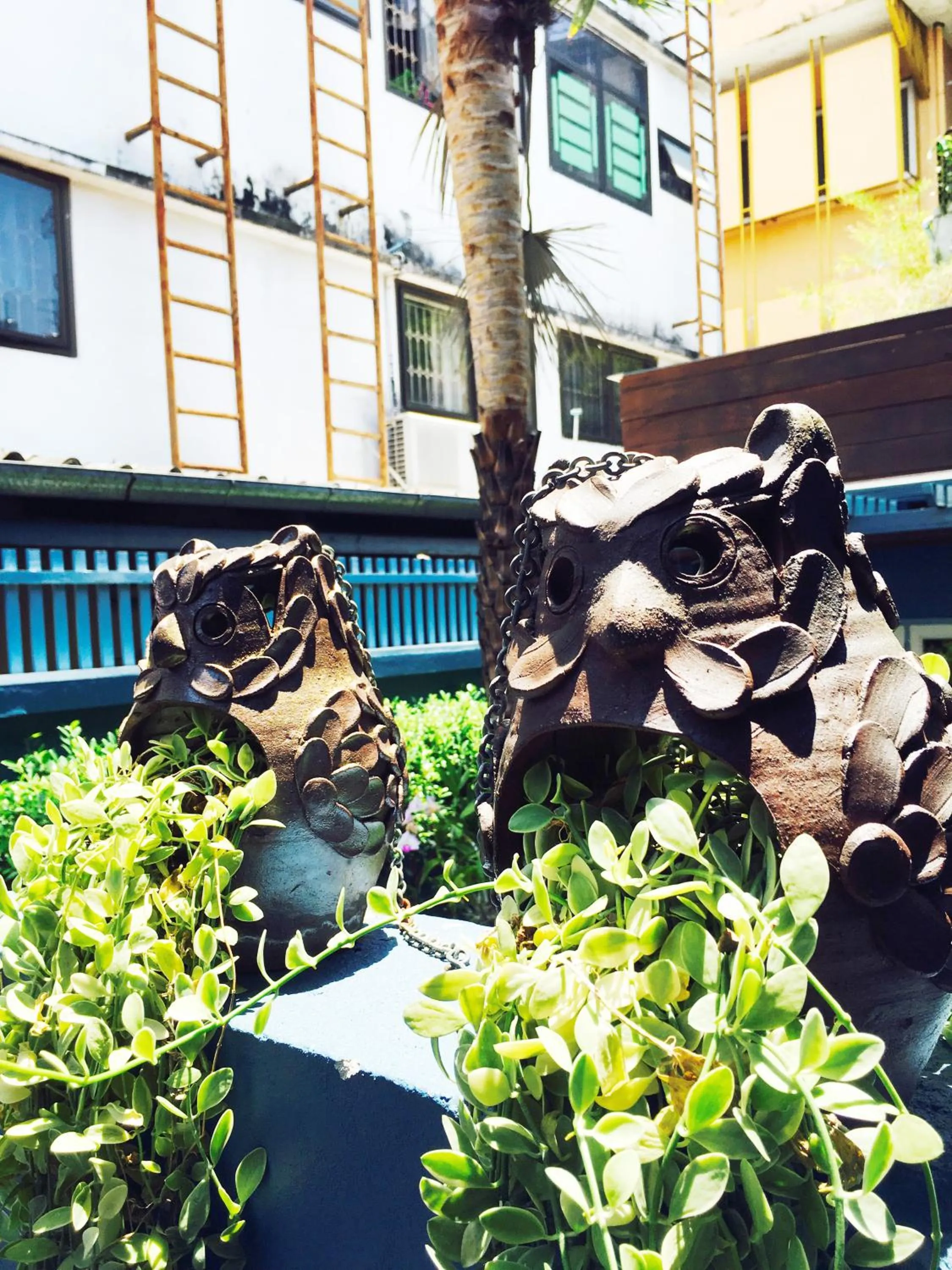 Garden in Blue Chang House