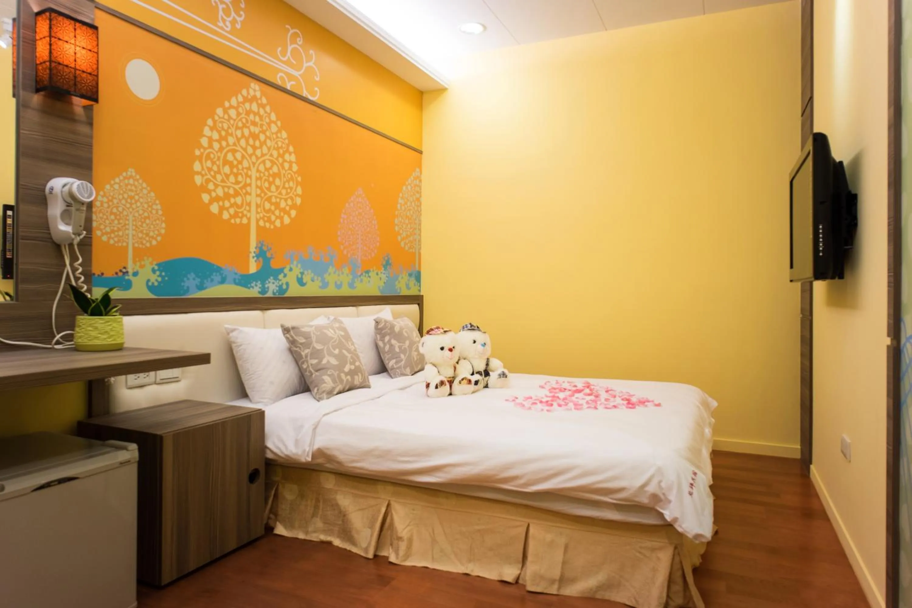 Shower, Bed in Bei Pin B&B