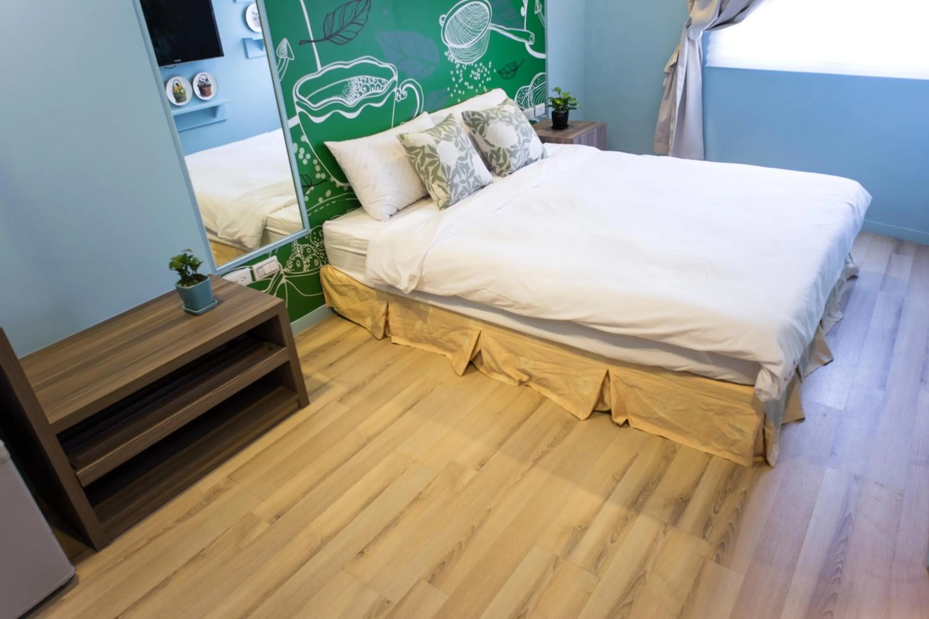 Shower, Bed in Bei Pin B&B